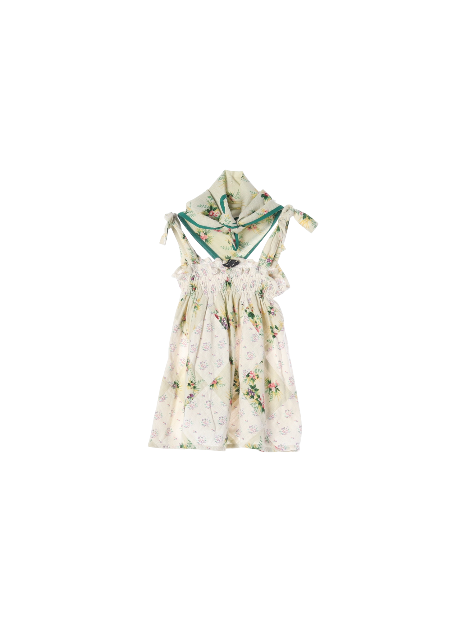 봉주르 스트랩 화이트 셋업 3y 0