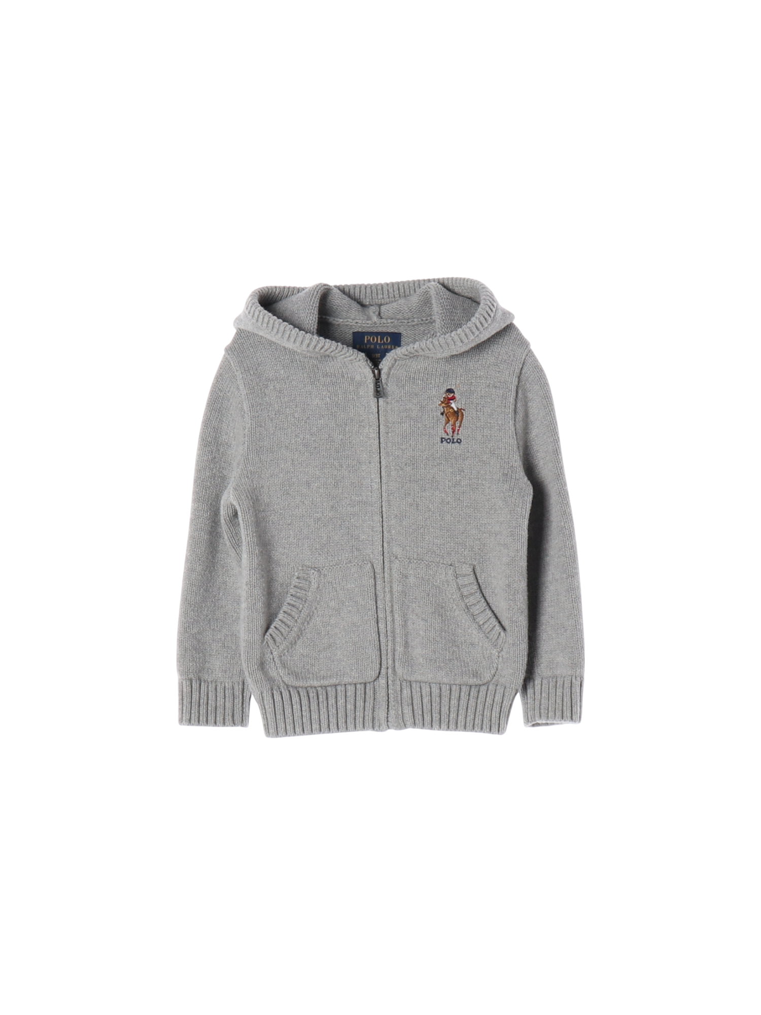 랄프로렌 후드 그레이 가디건 3y 0
