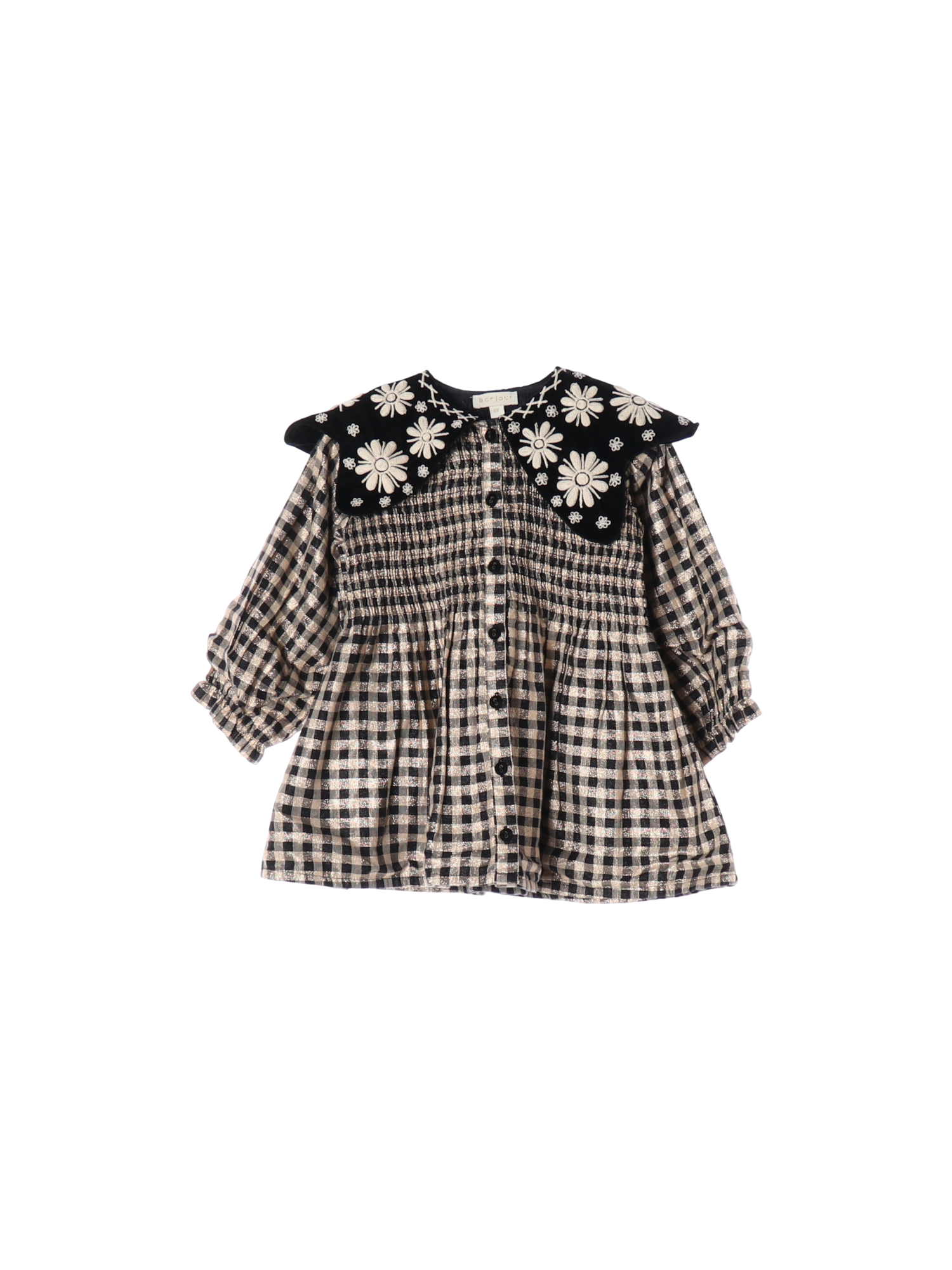 봉주르 단추 블랙 드레스 4y 0