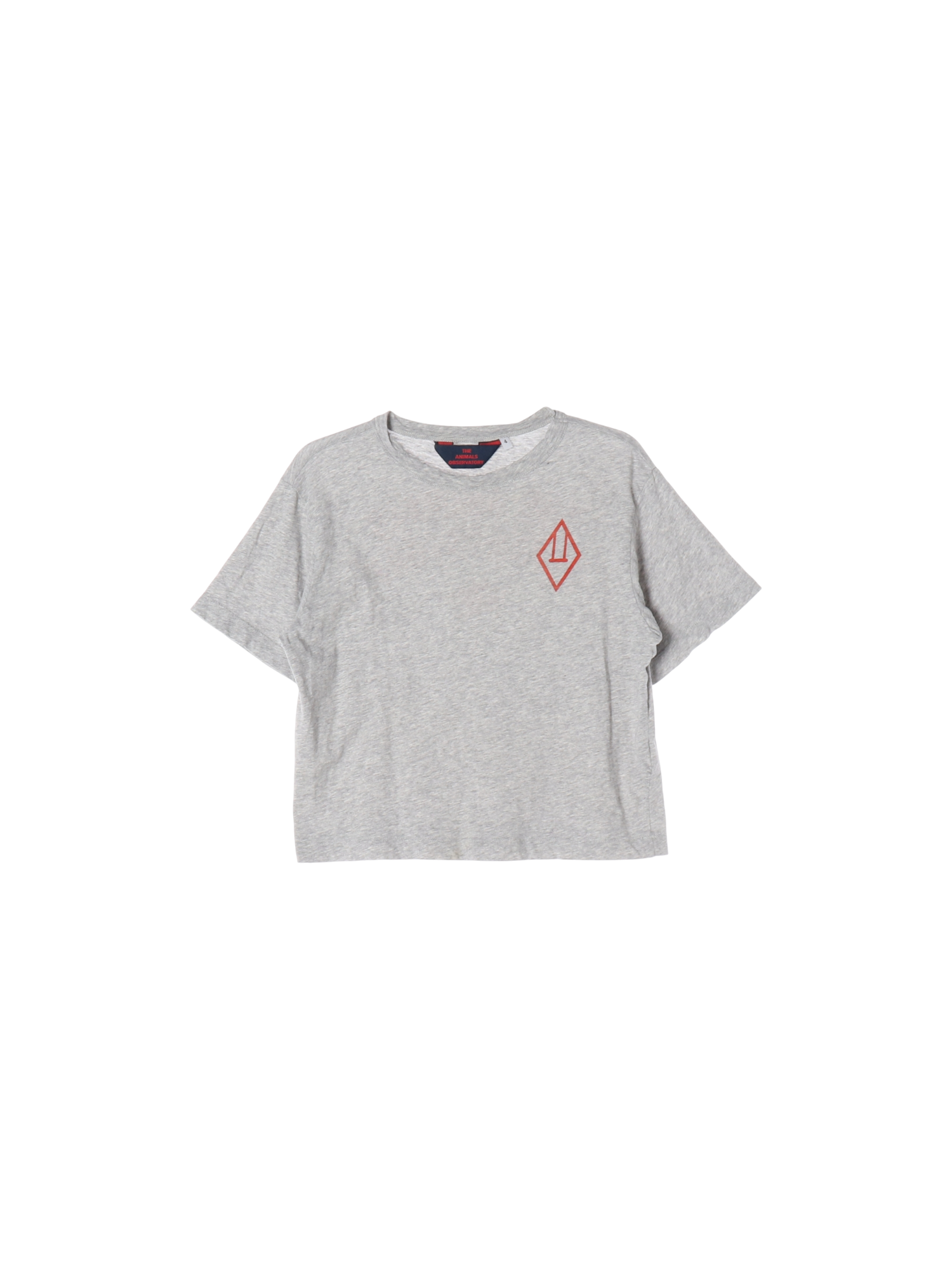 타오 드롭숄더 그레이 티셔츠 4y 0