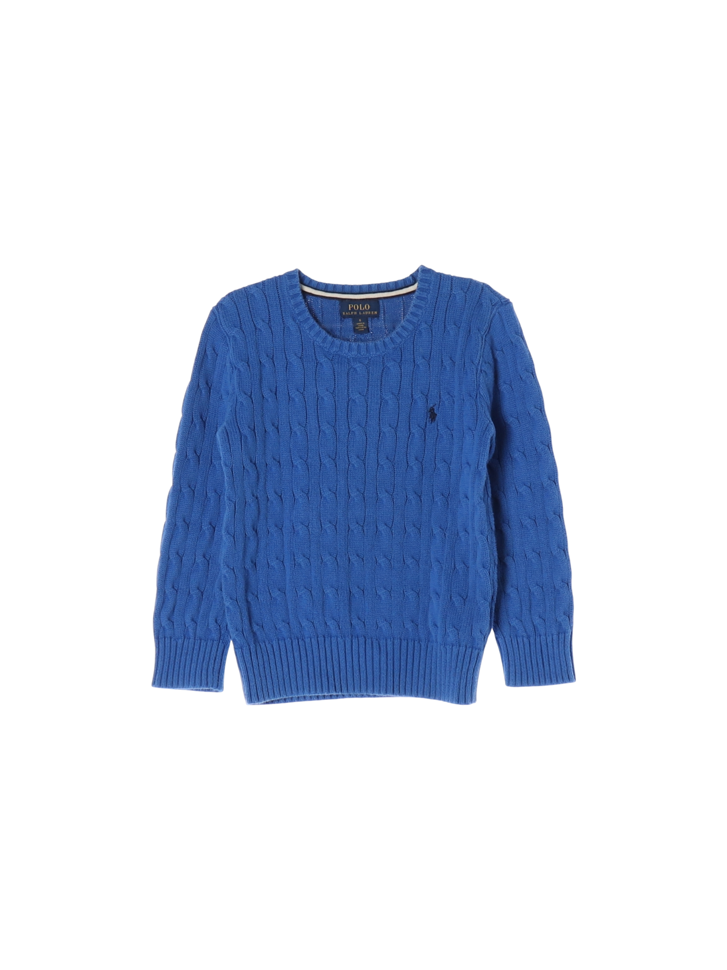랄프로렌 니트꽈배기 블루 스웨터 6y 0