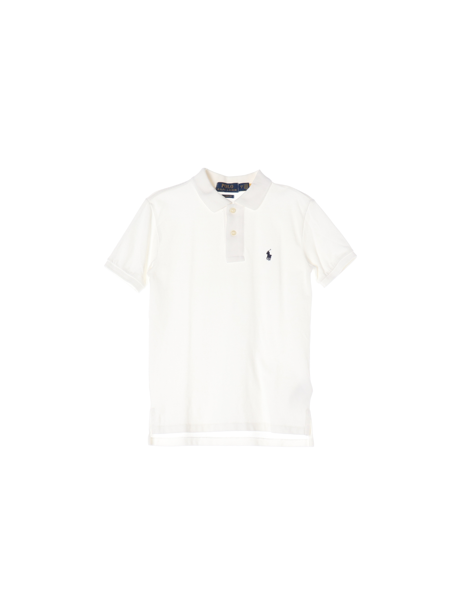랄프로렌 단추 화이트 폴로셔츠 8y 0