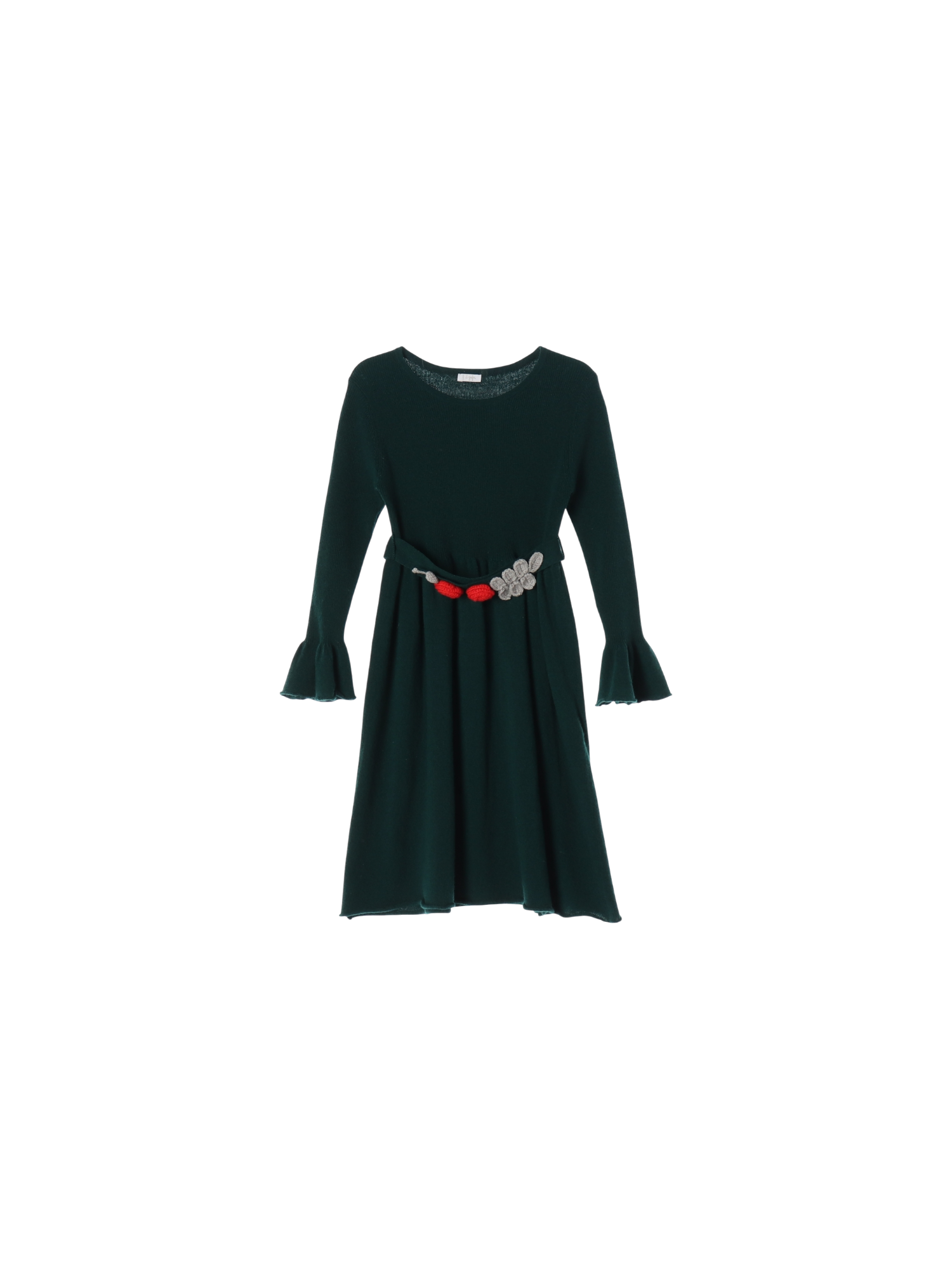 일구포 벨트 그린 니트원피스 6y 0