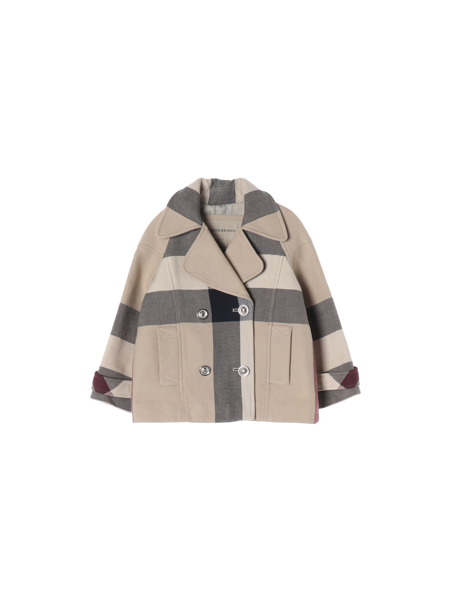 버버리 단추 베이지 코트 3y 0