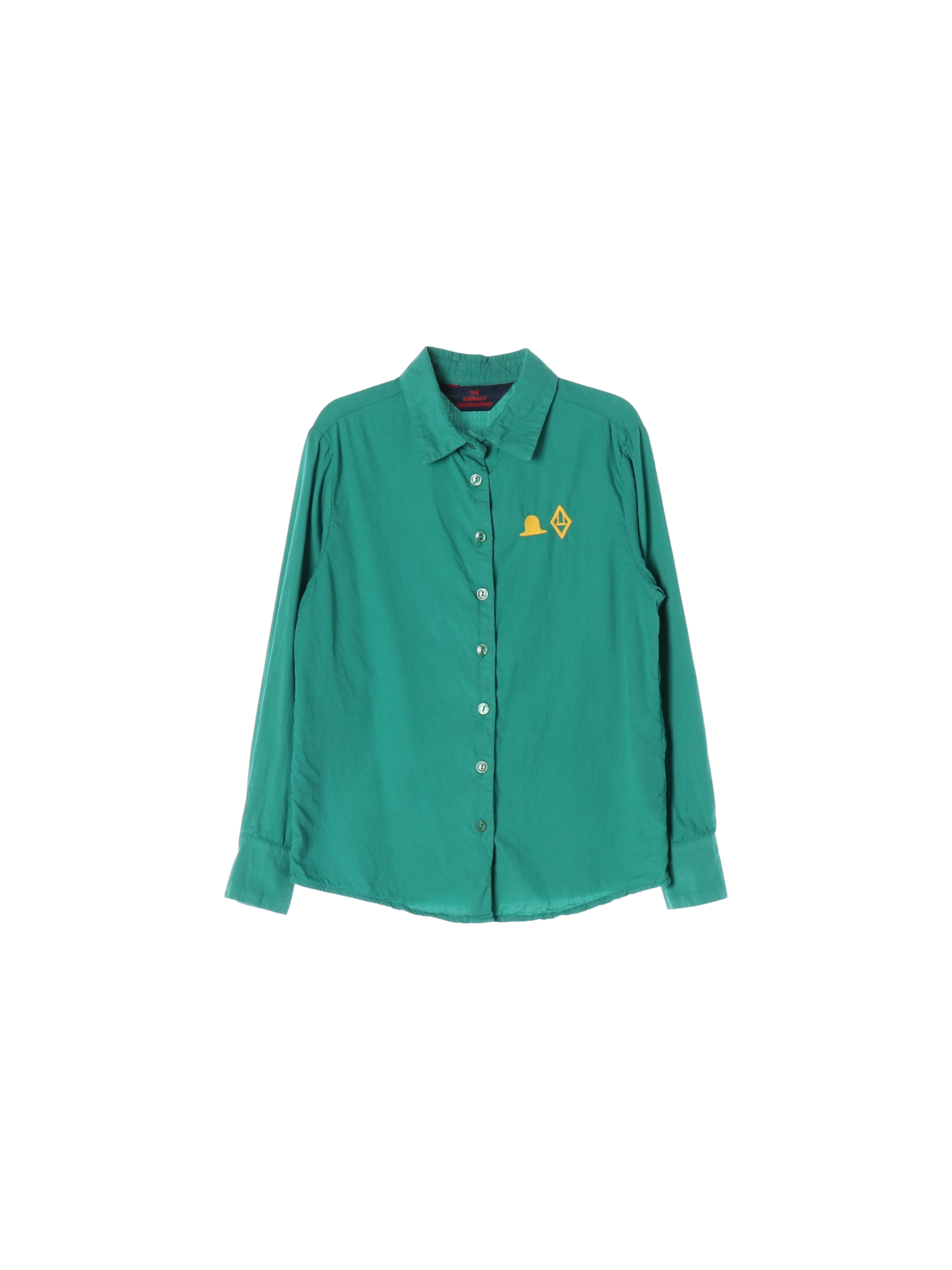 타오 단추 그린 셔츠 6y 0