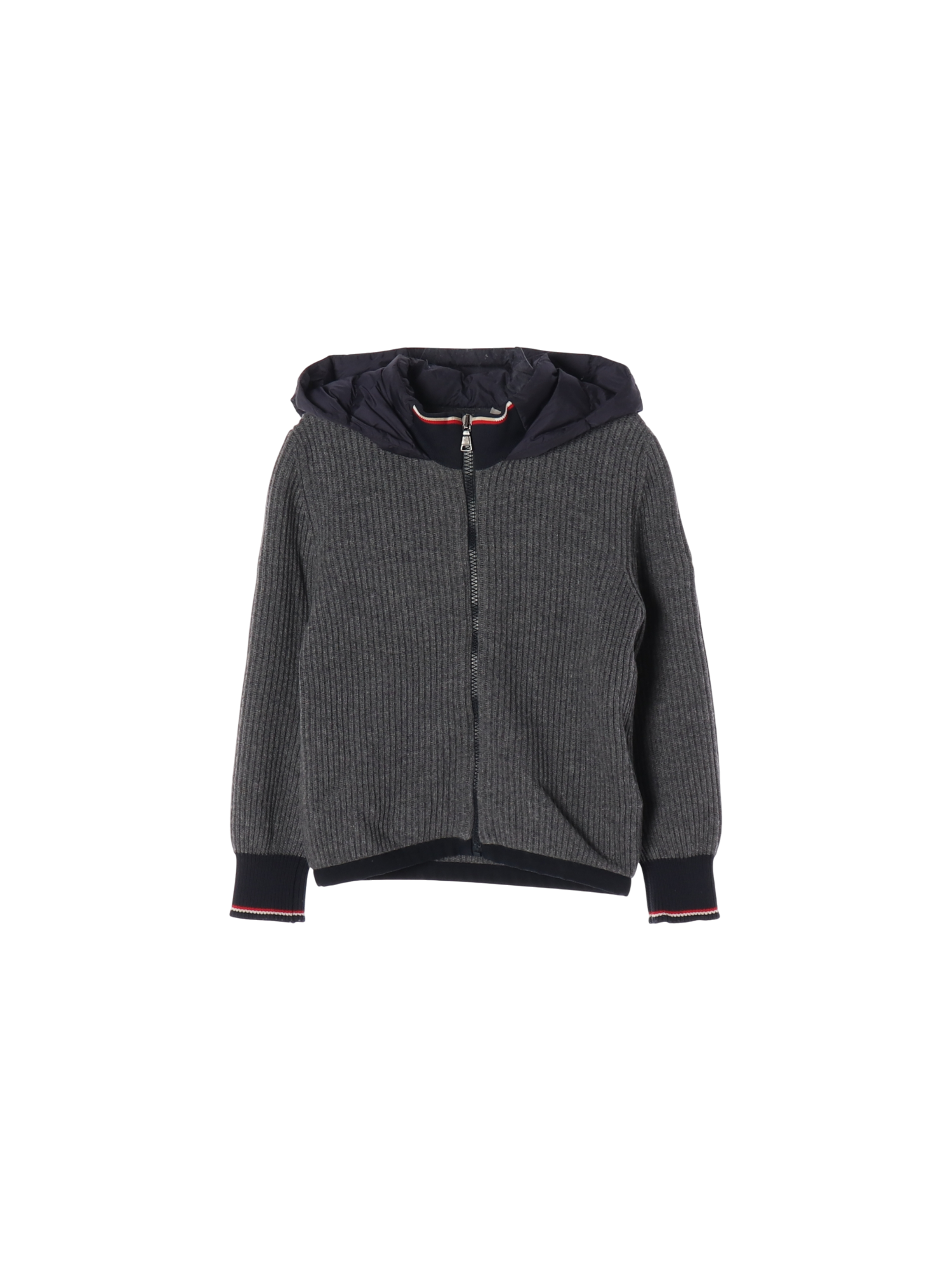 몽클레어 후드 그레이 가디건 6y 0