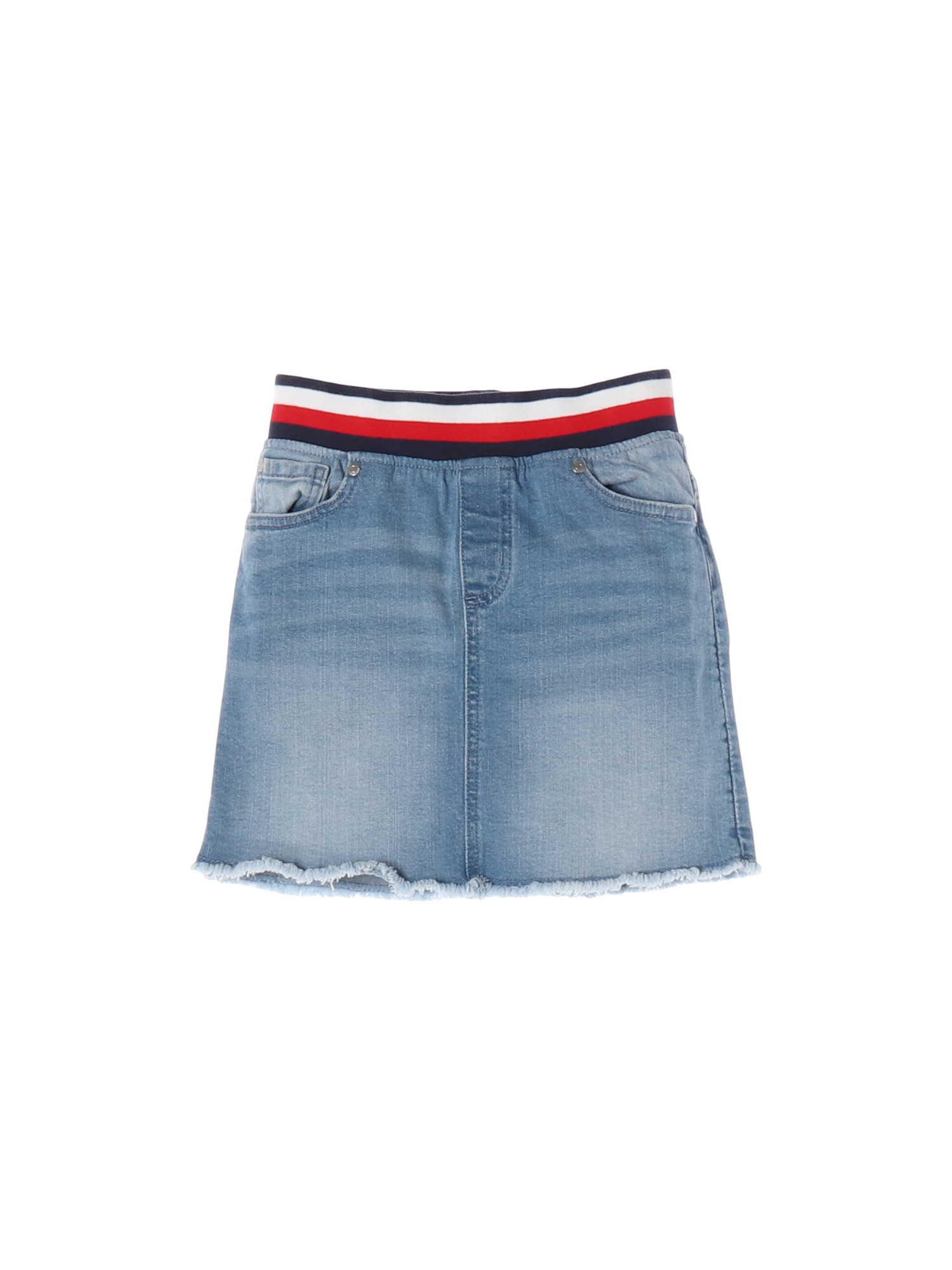 타미힐피거 포켓 스카이블루 데님스커트 7y 0