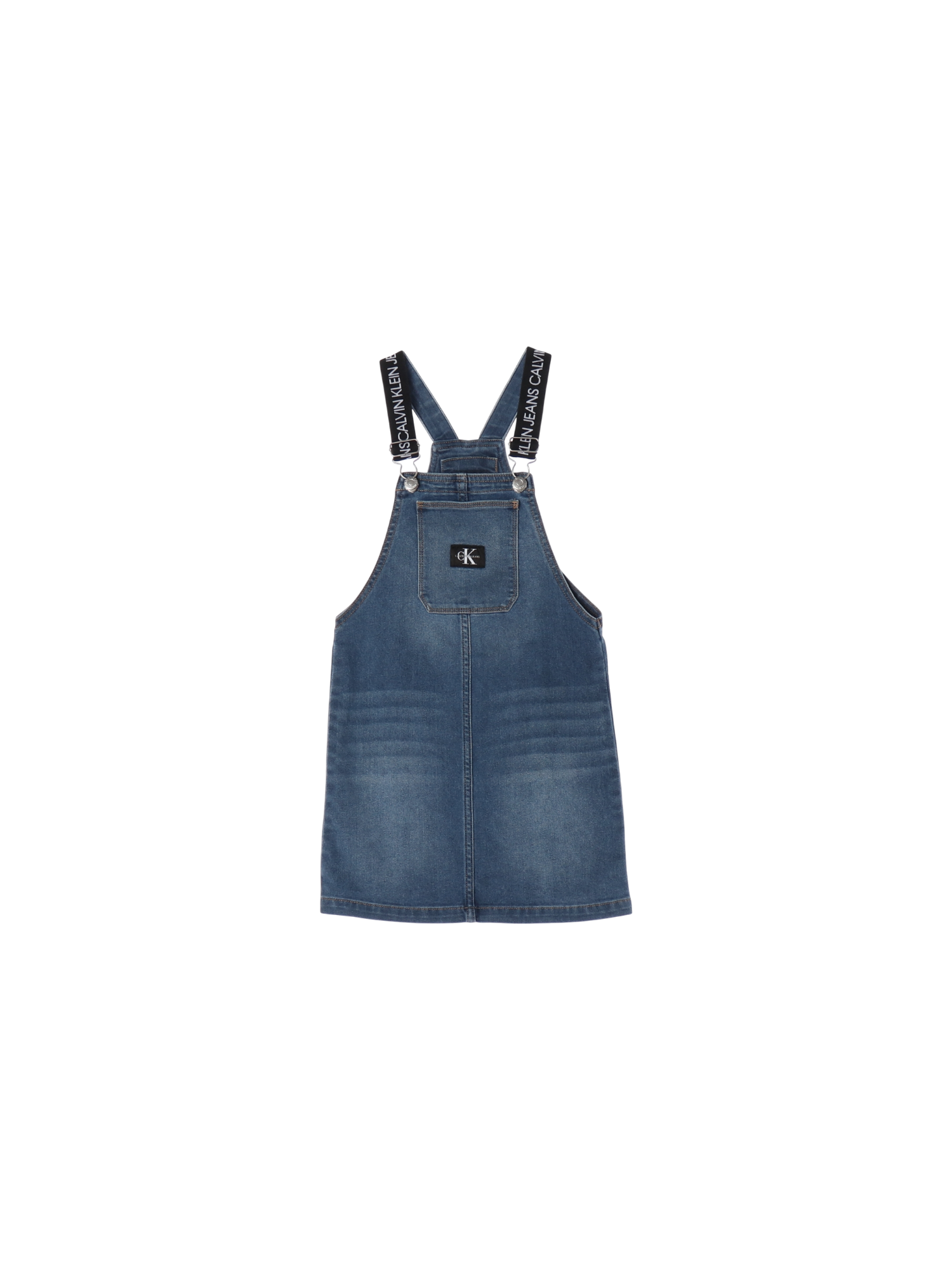 캘빈클라인 단추 블루 멜빵원피스 7y 0