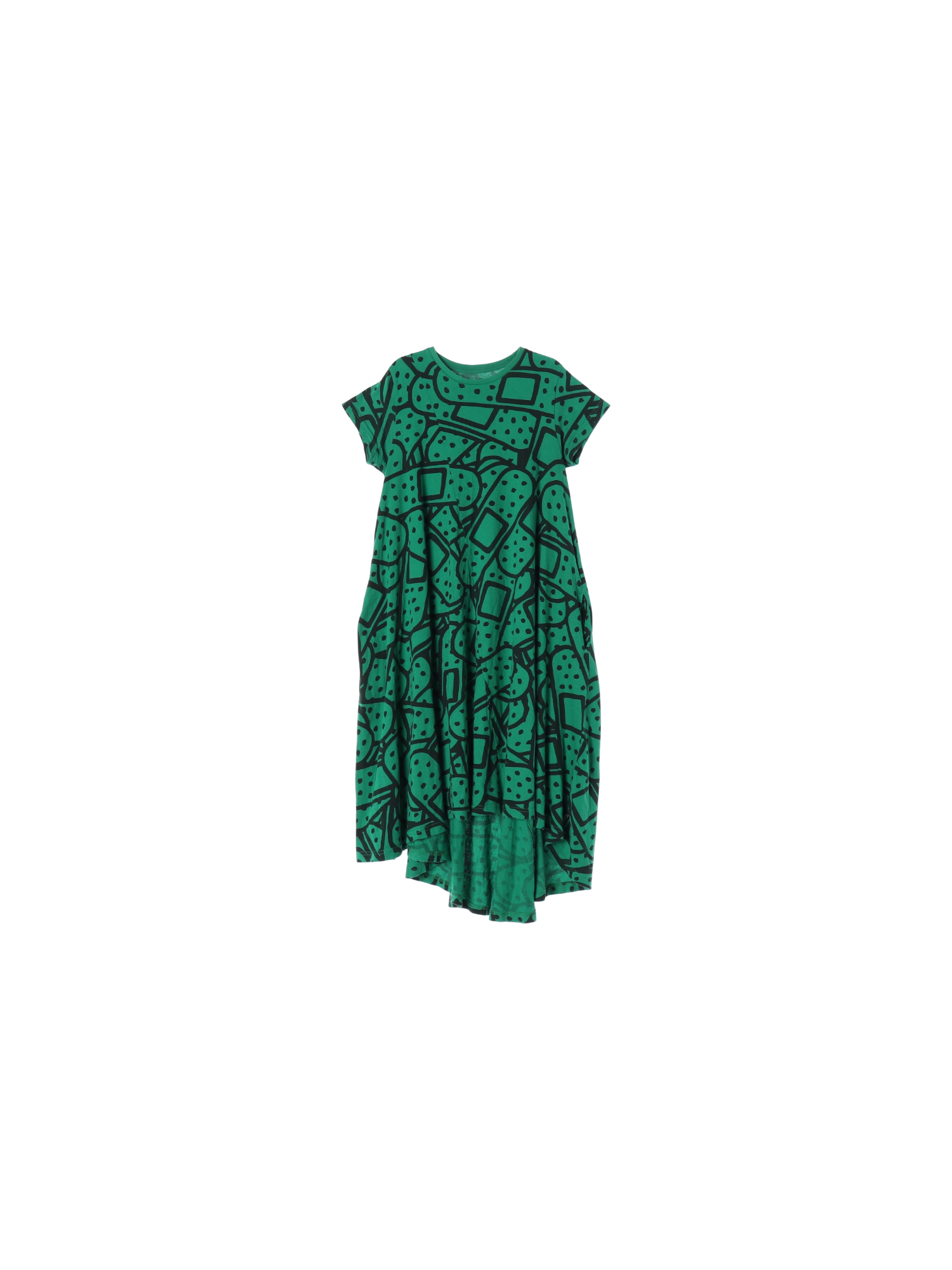 누누누 비대칭 그린 튜닉원피스 10-11y 0