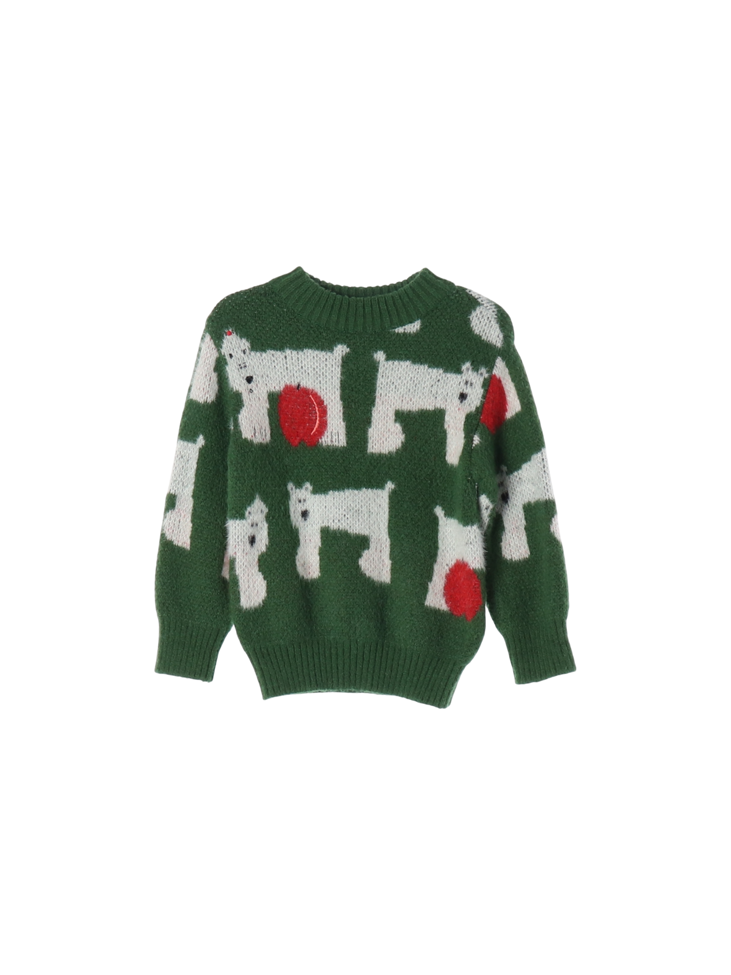 데님인더박스 그린 스웨터 100cm 0