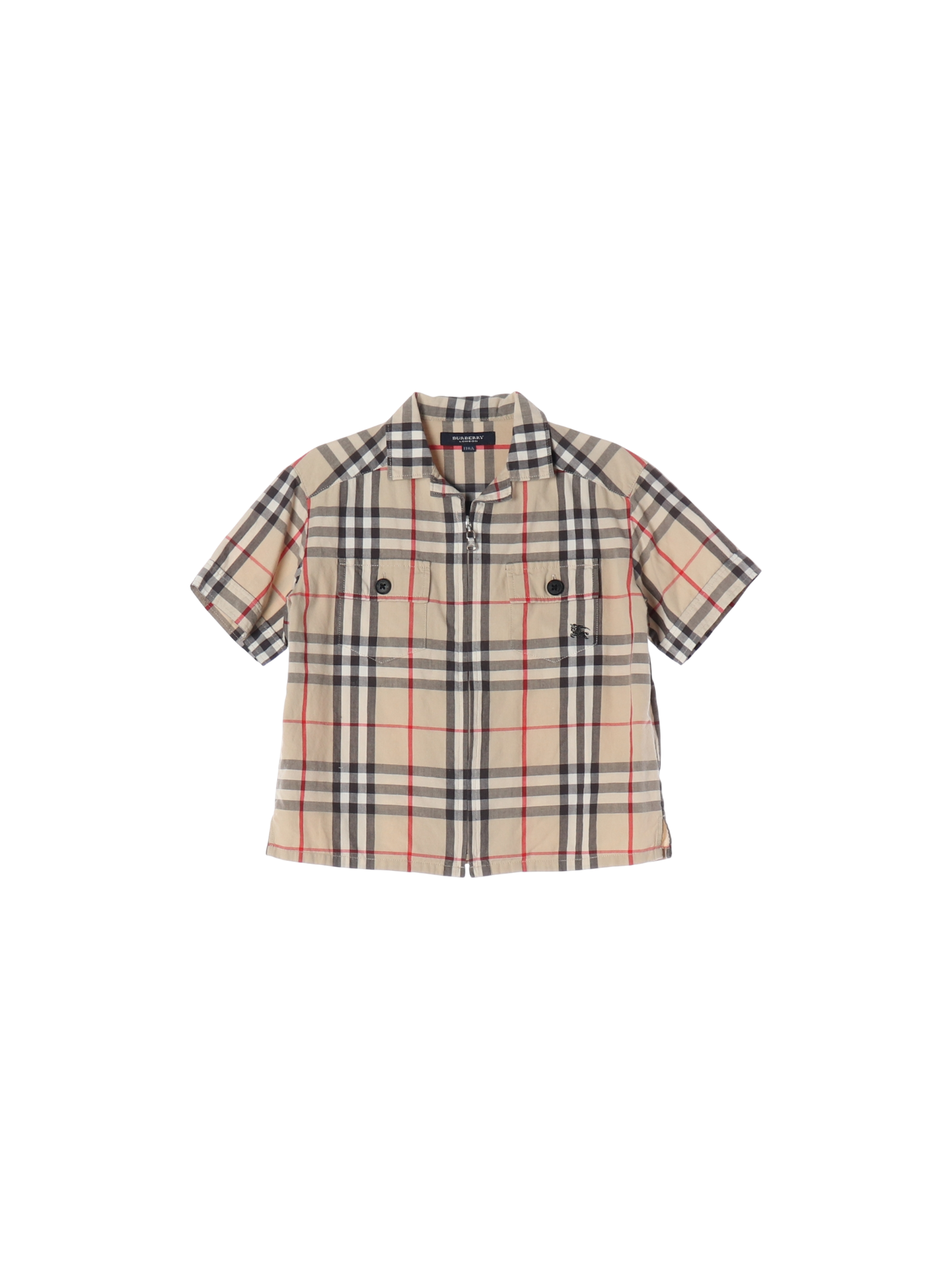 버버리 포켓 베이지 폴로셔츠 110cm 0