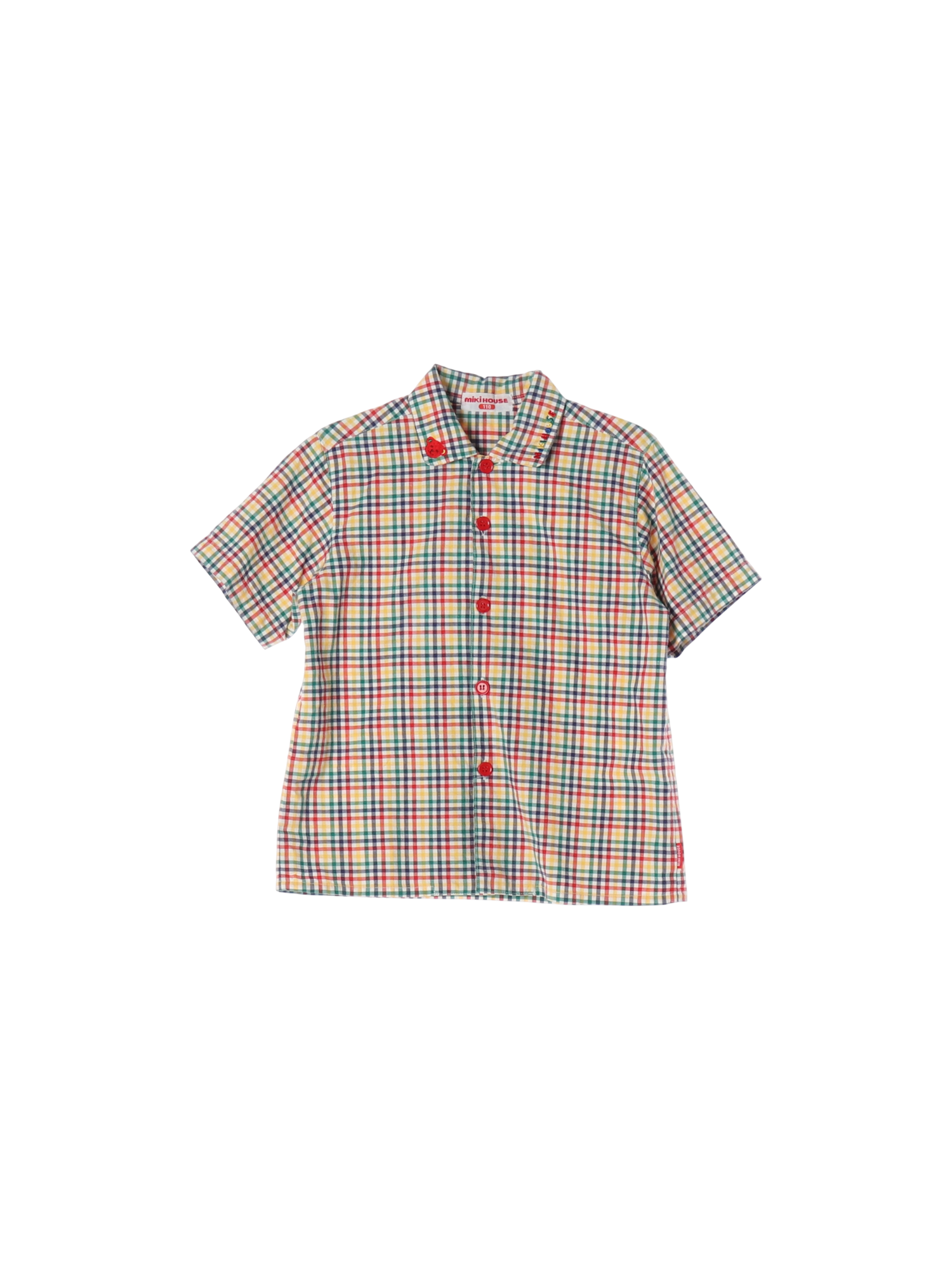 미키하우스 단추 레드 폴로셔츠 110cm 0