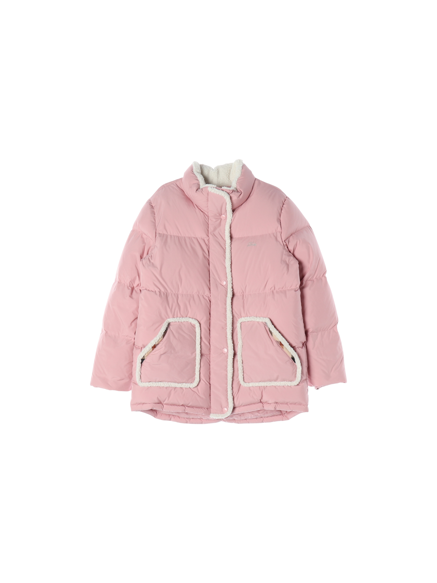 닥스 퀼팅 핑크 패딩 165cm 0