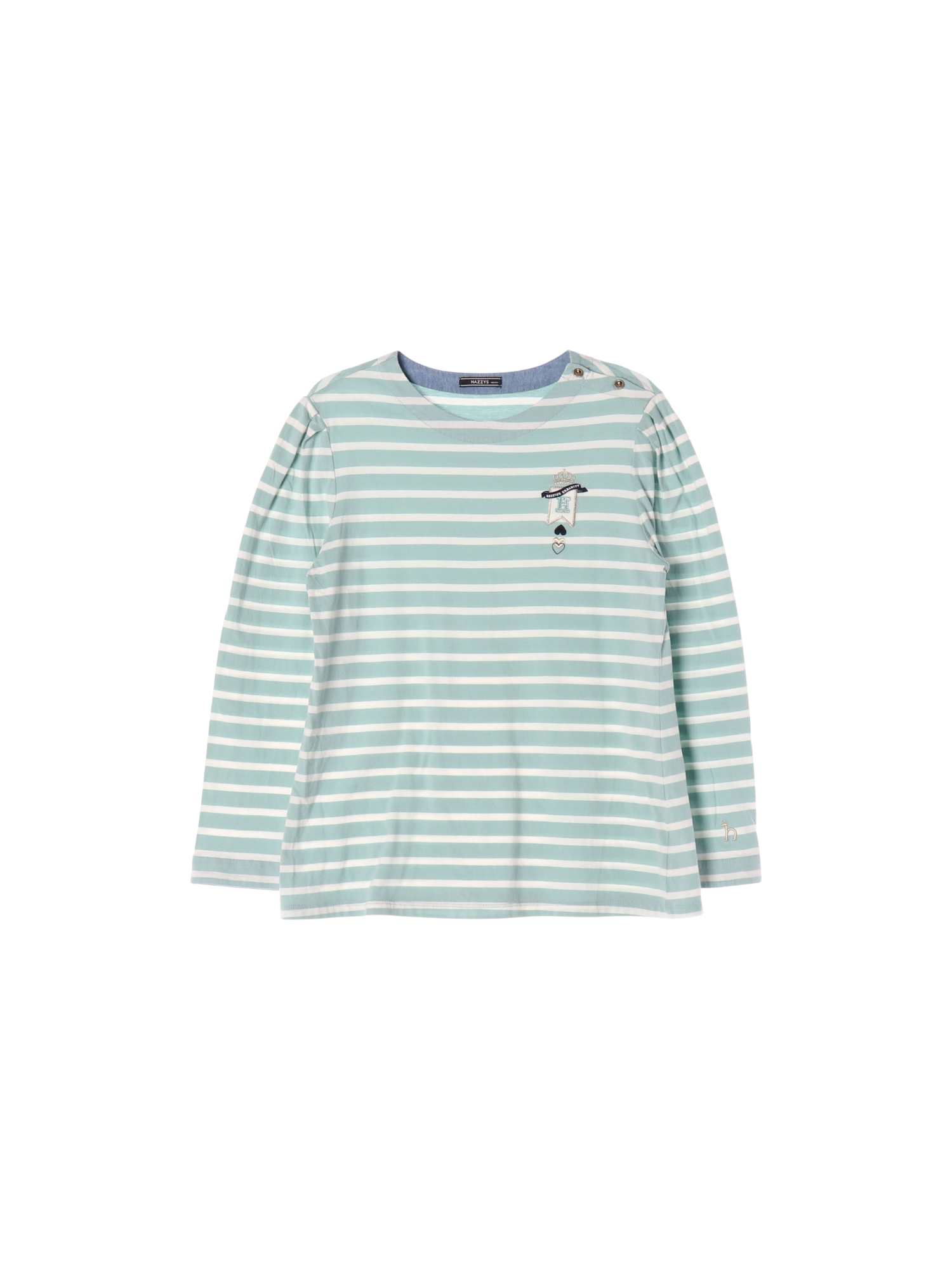 헤지스 자수 스카이블루 티셔츠 165cm 0