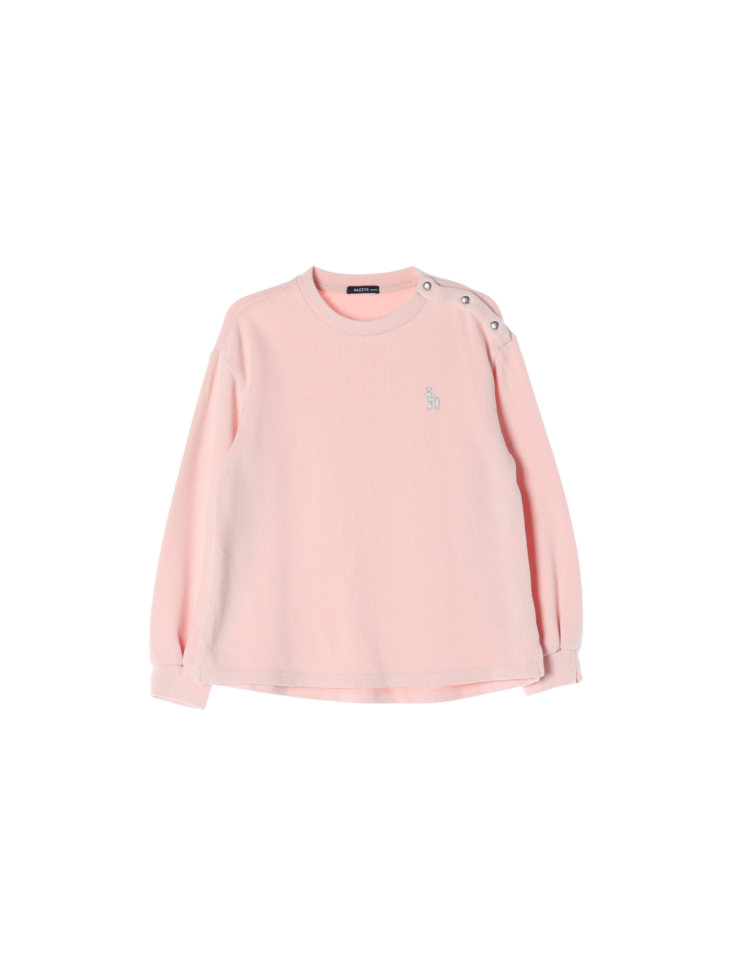 헤지스 단추 핑크 스웨트셔츠 165cm 0