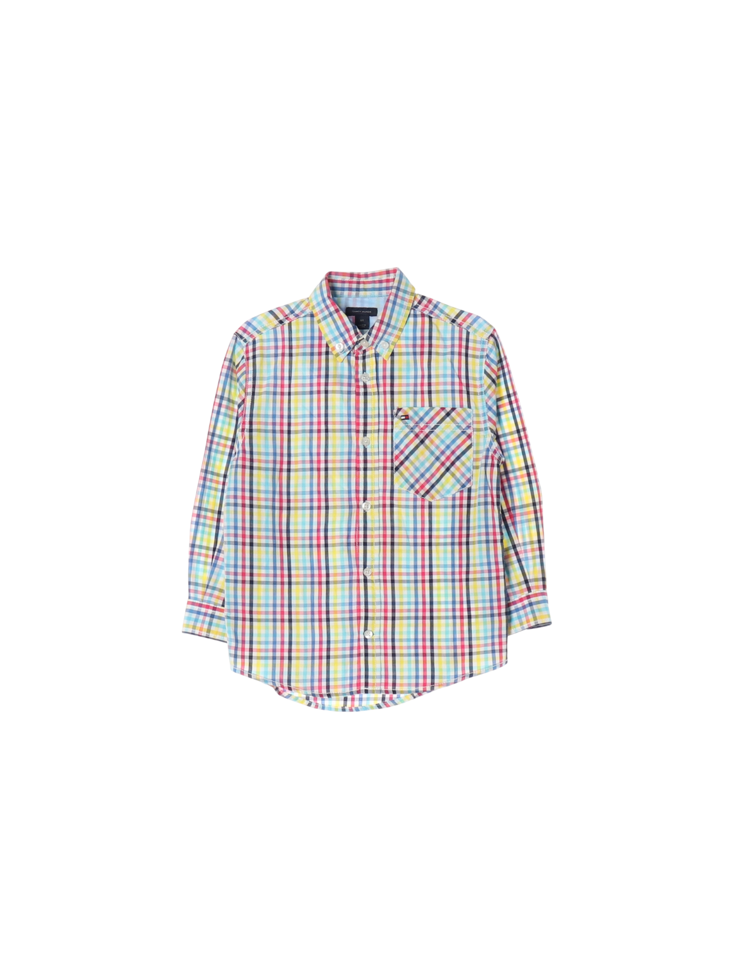 타미힐피거 포켓 레드 셔츠 4y 0