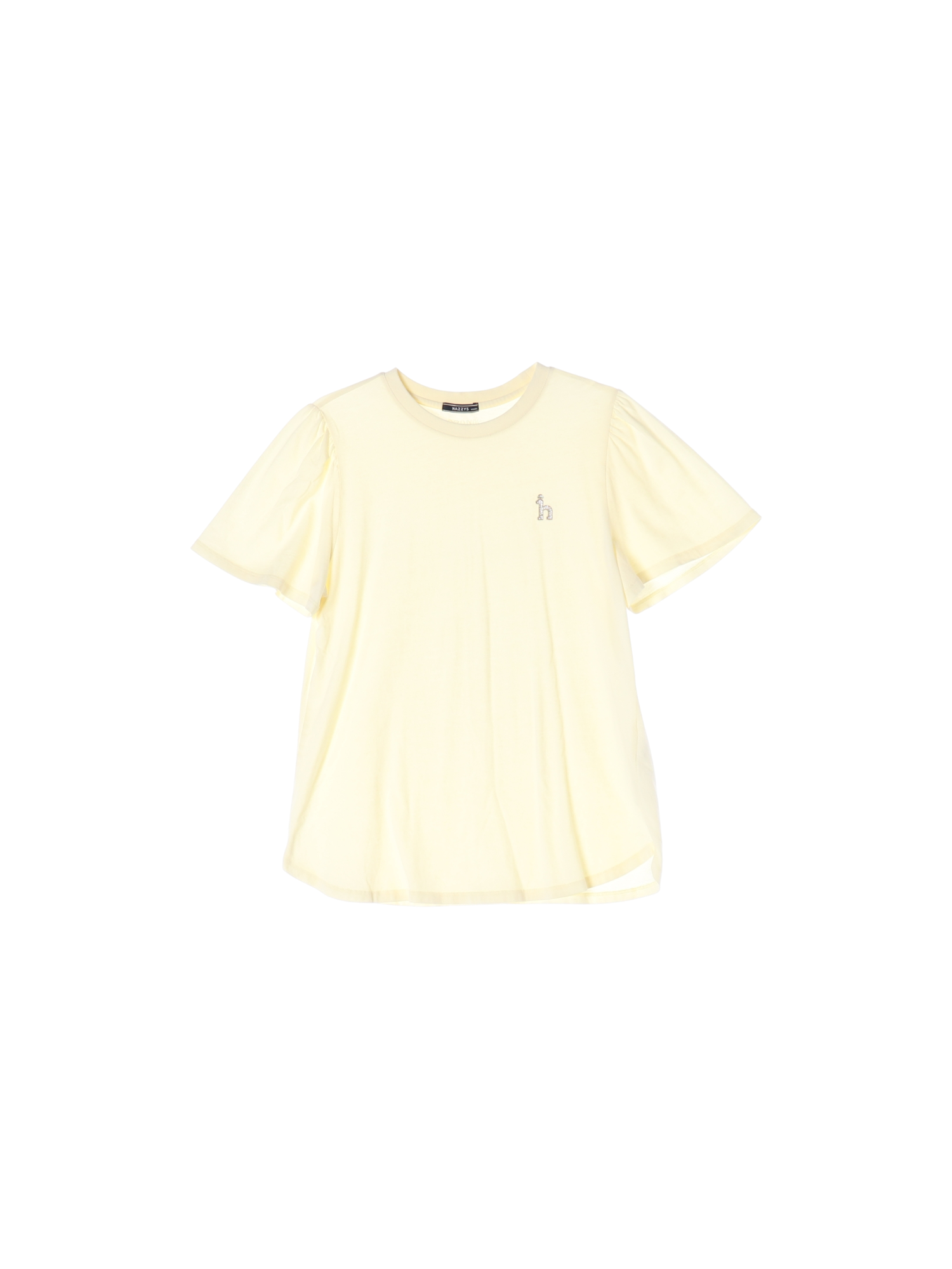 헤지스 자수 옐로우 티셔츠 165cm 0