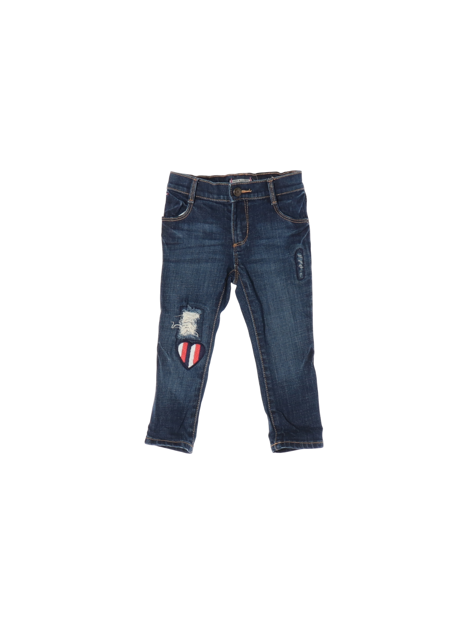 타미힐피거 포켓 블루 청바지 2y 0