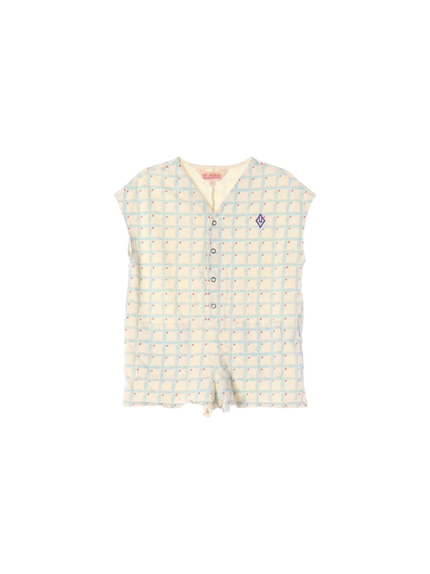 타오 단추 베이지 점프수트 3y 0