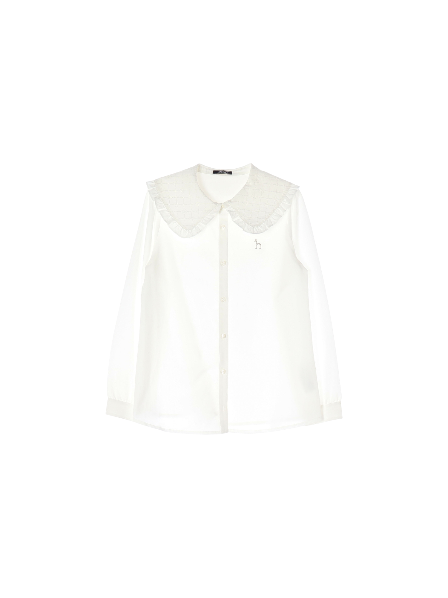 헤지스 프릴 화이트 블라우스 165cm 0