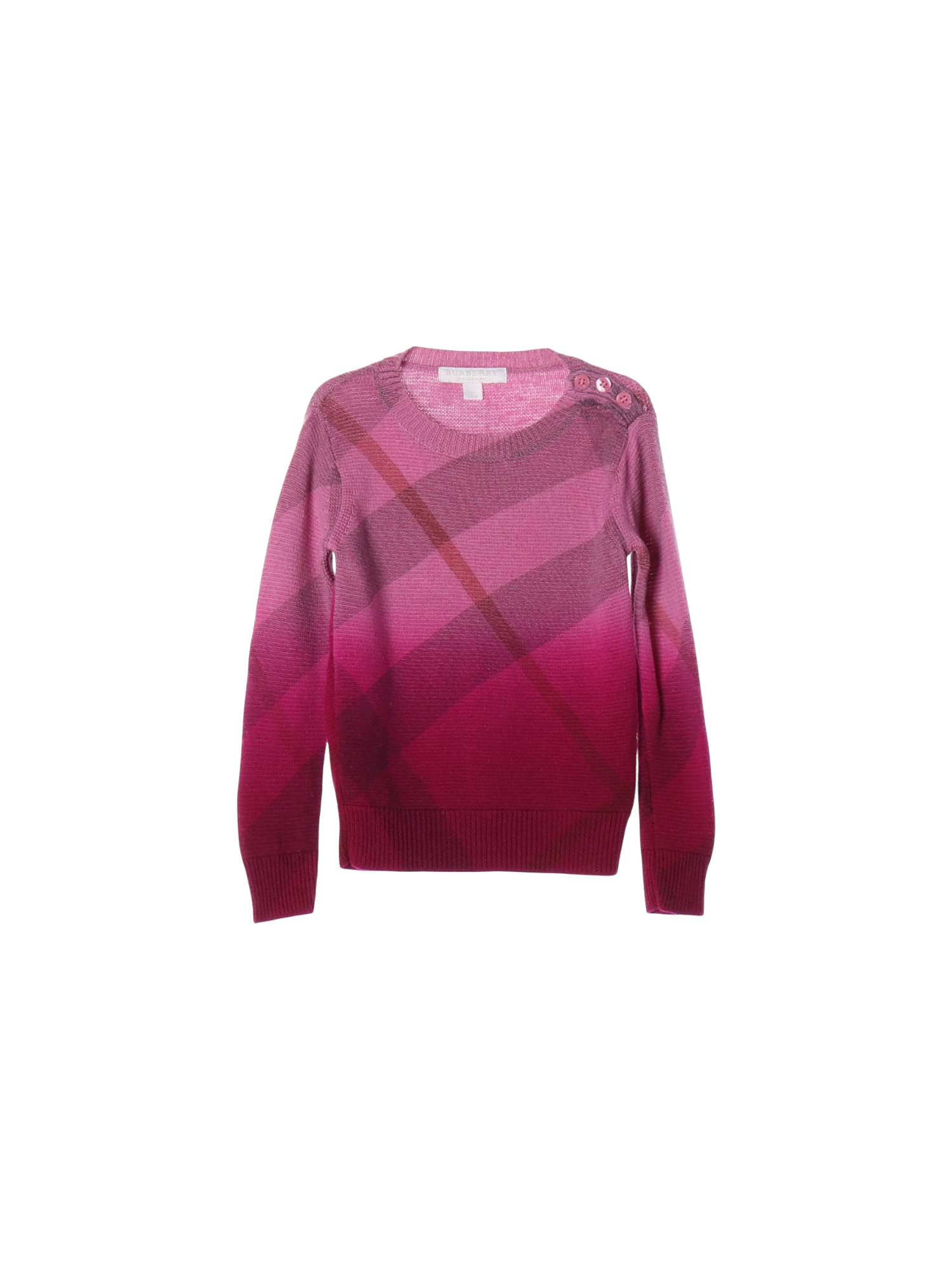 버버리 단추 핑크 스웨터 3y 0