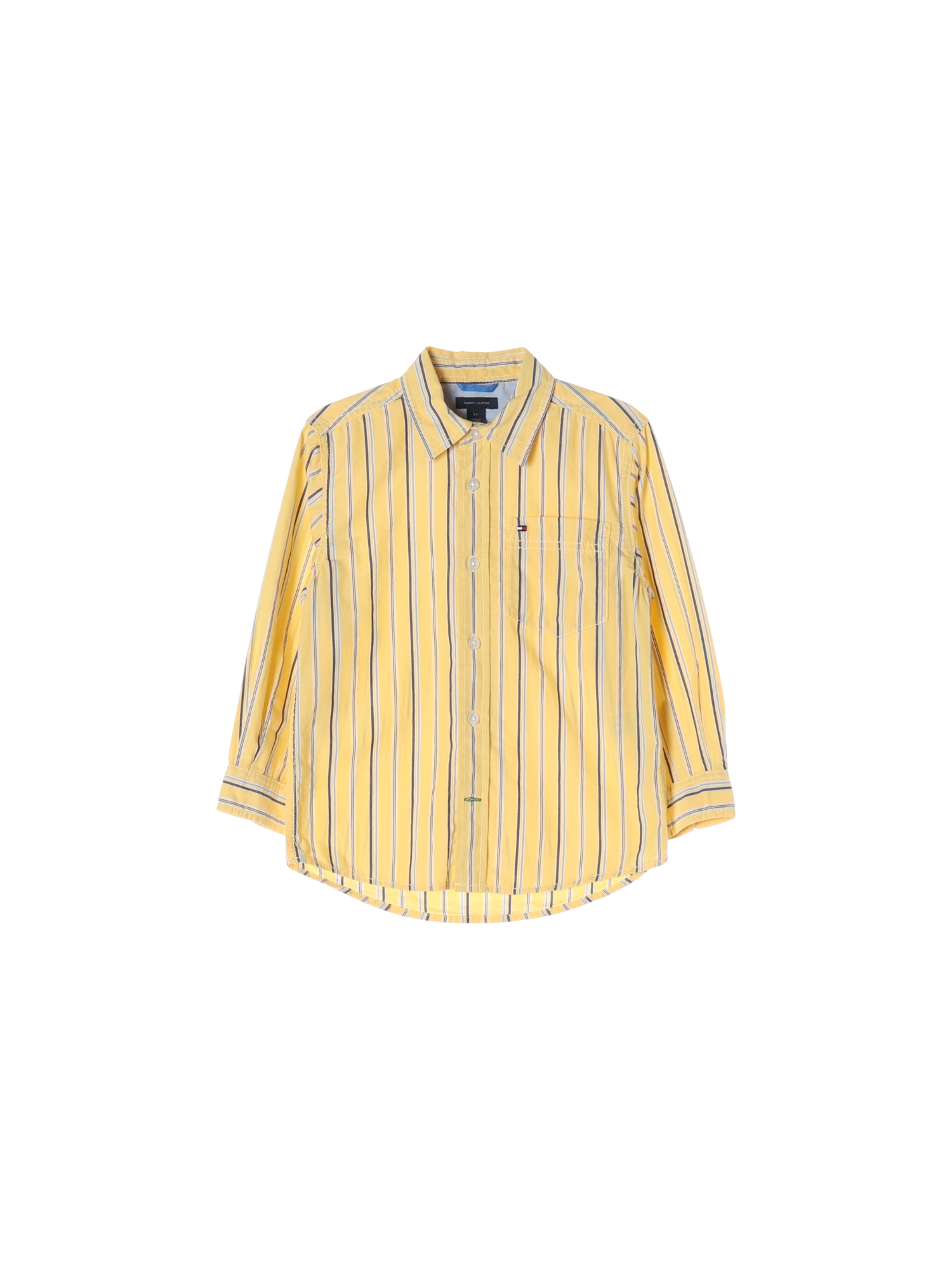 타미힐피거 포켓 옐로우 셔츠 4y 0