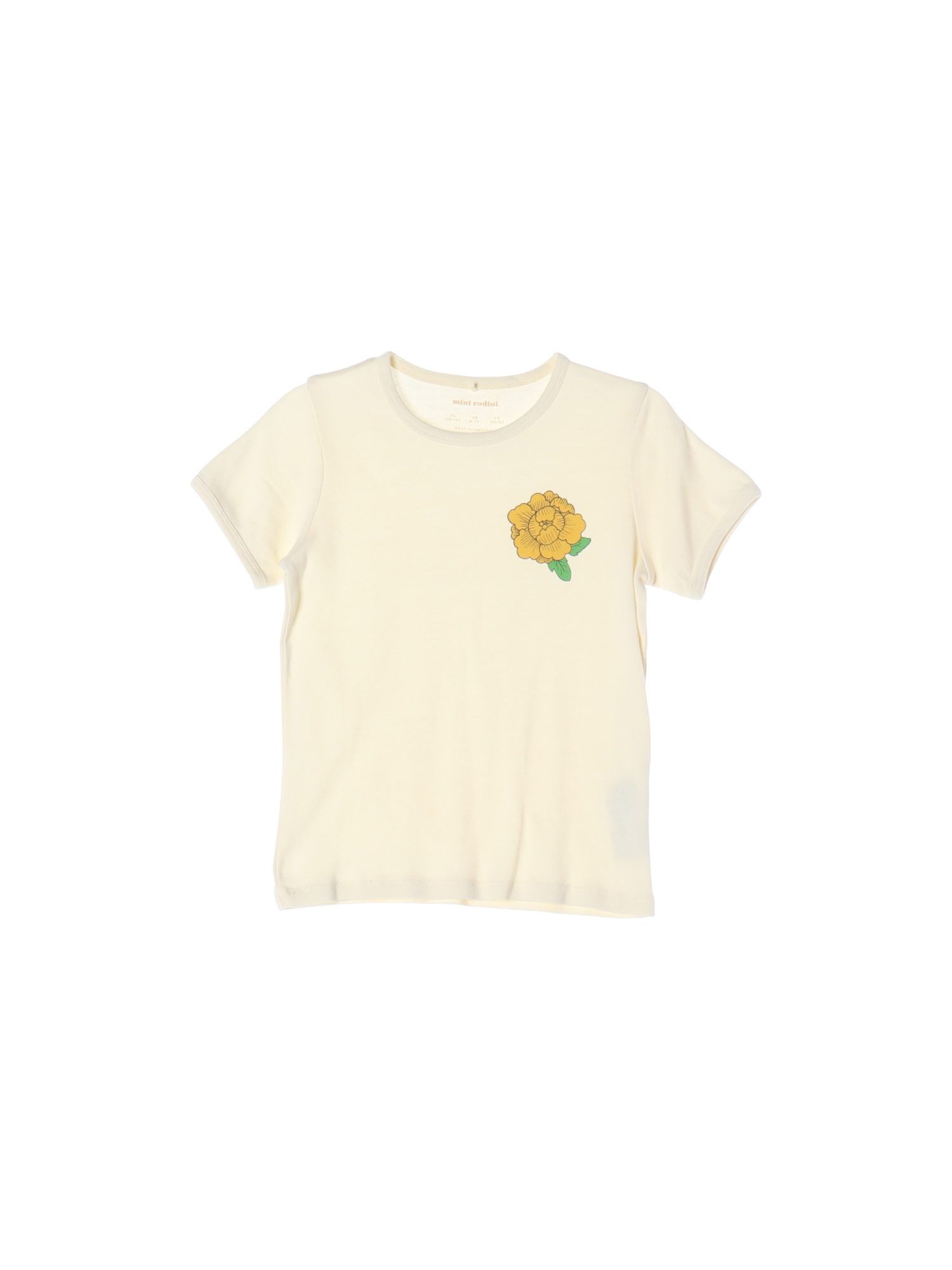 미니로디니 자수 베이지 티셔츠 6-7y 0