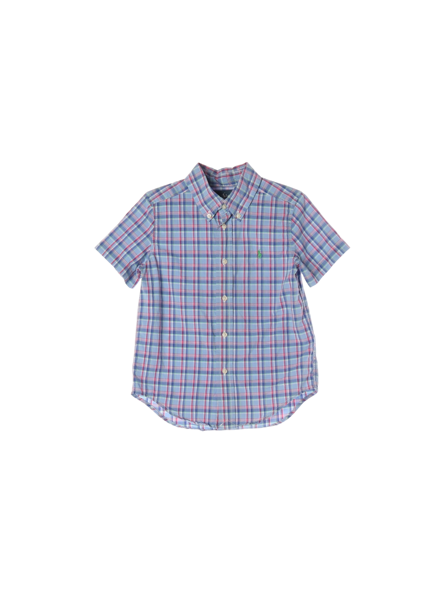 랄프로렌 단추 블루 셔츠 4y 0