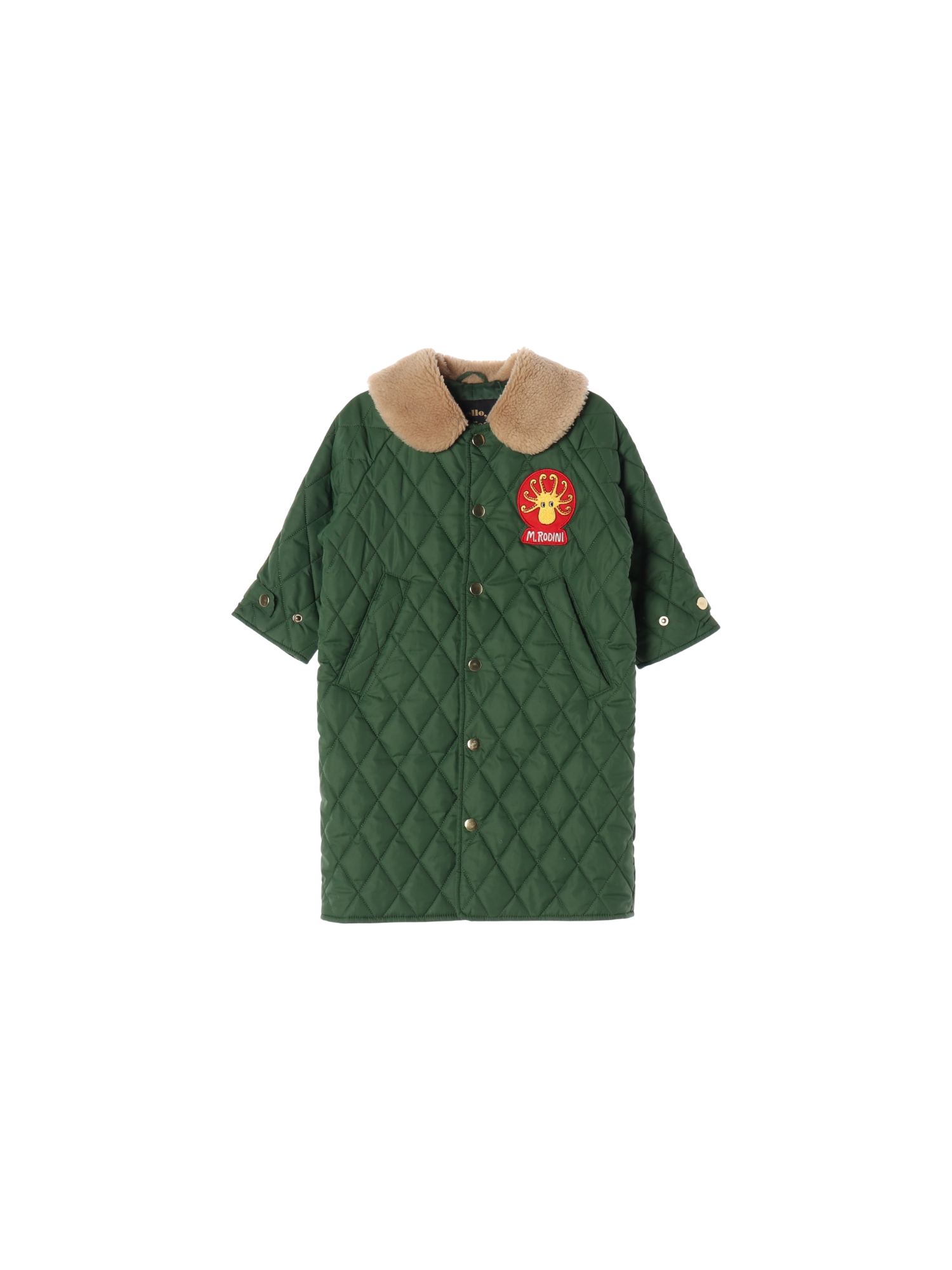 미니로디니 퀼팅 그린 패딩 2-3y 0