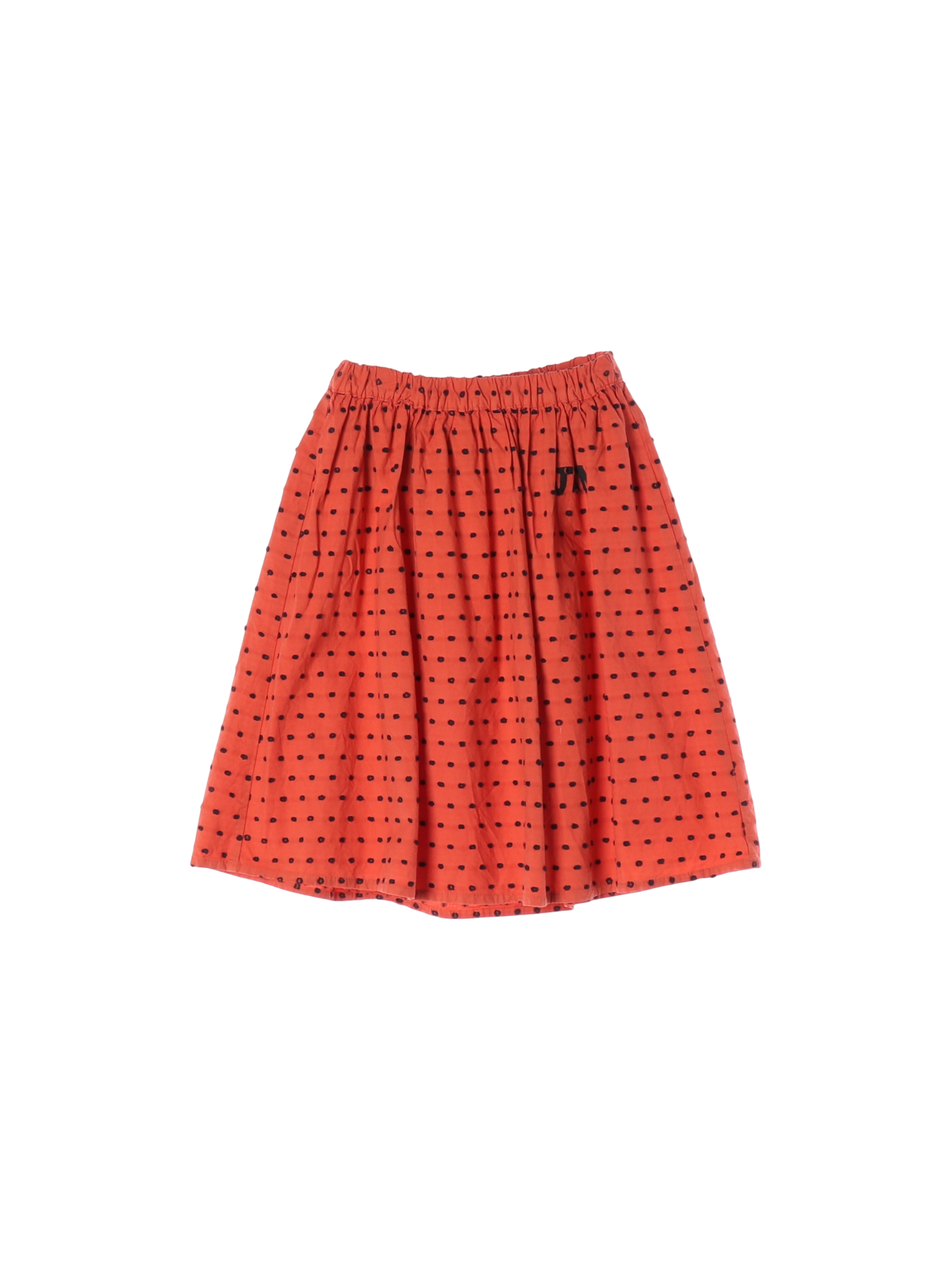 보보쇼즈 셔링 레드 플레어스커트 4-5y 0