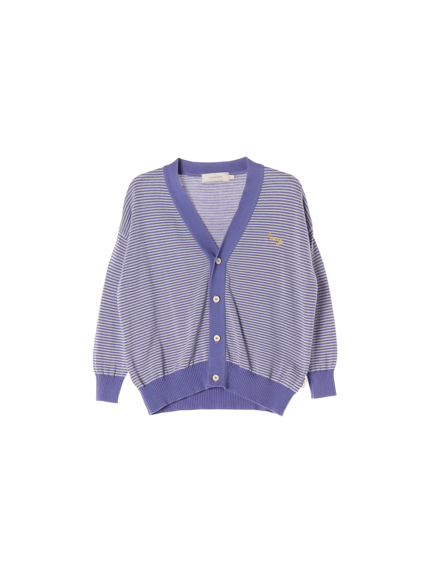 타이니코튼 단추 블루 가디건 4y 0