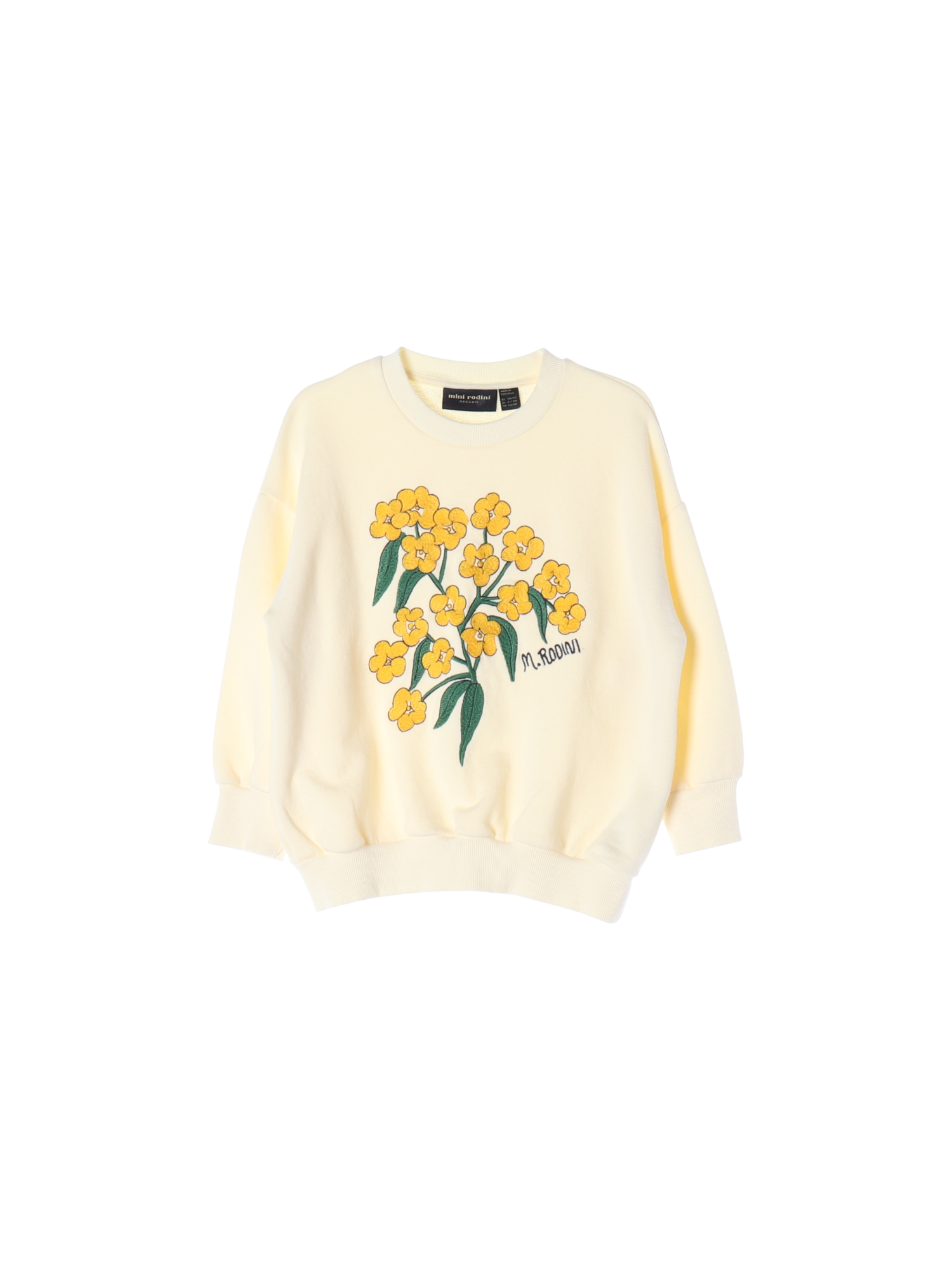 미니로디니 드롭숄더 옐로우 스웨트셔츠 6-7y 0