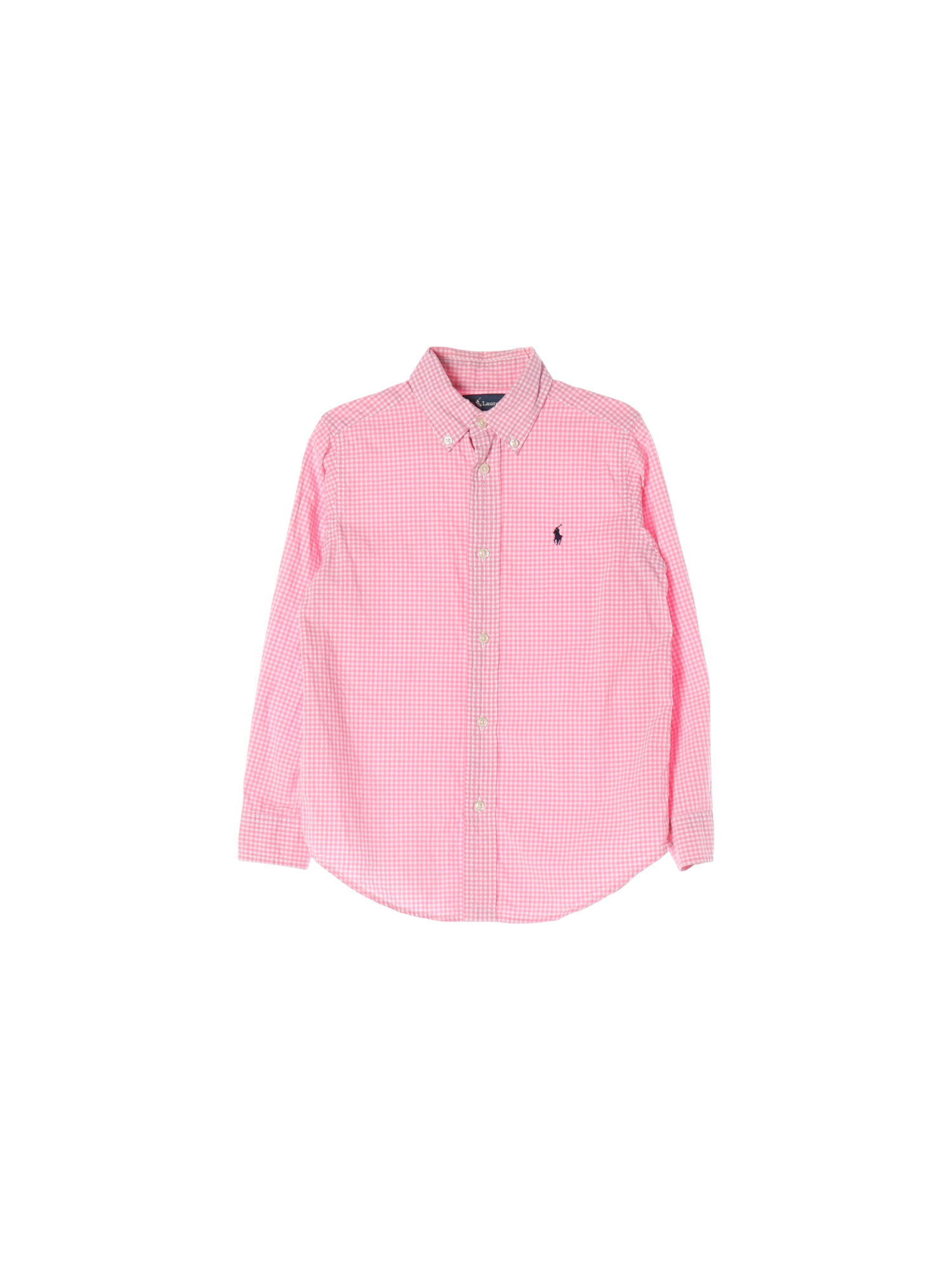 랄프로렌 단추 핑크 셔츠 6y 0