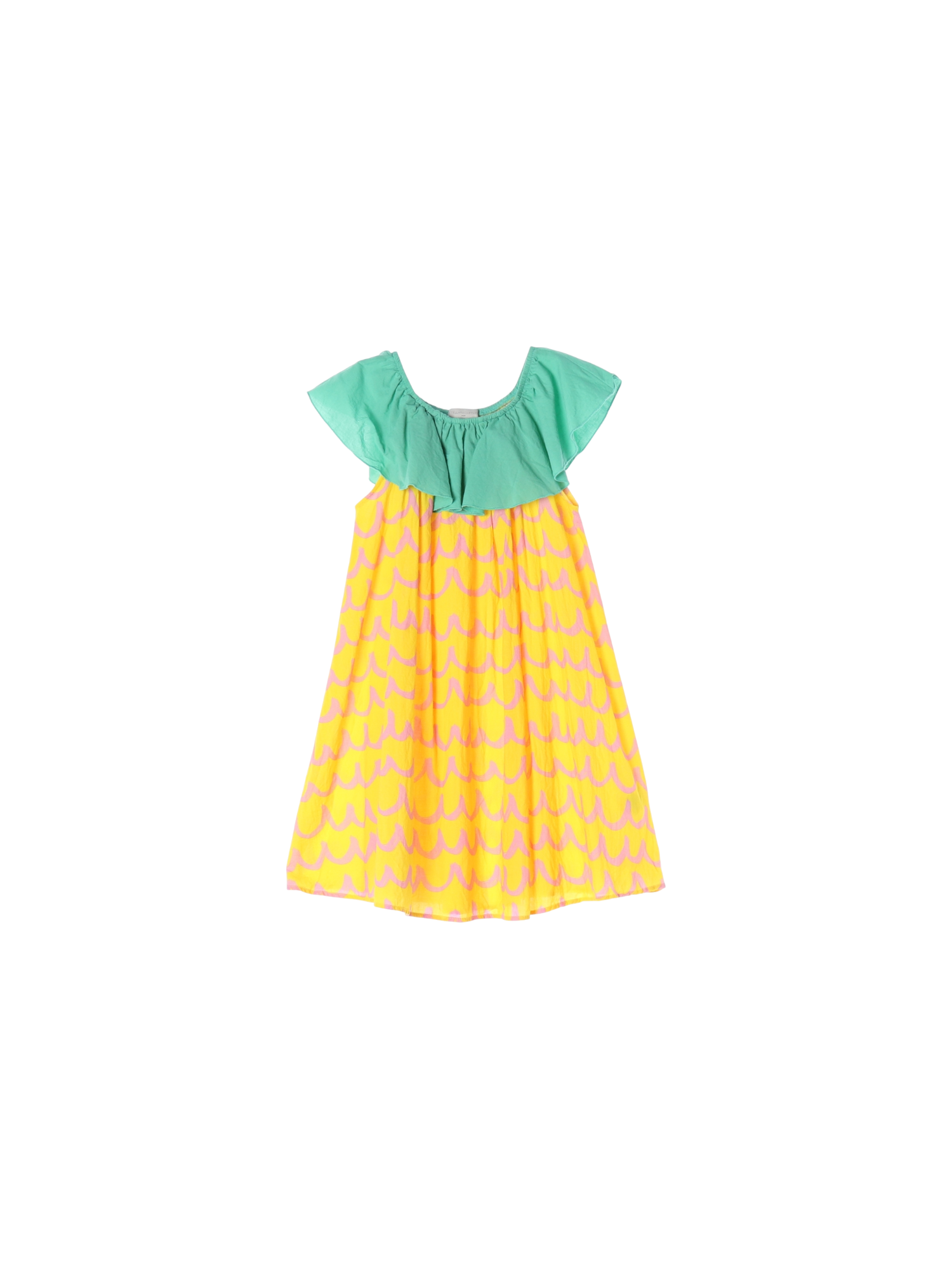 스텔라맥카트니 러플 옐로우 드레스 8y 0