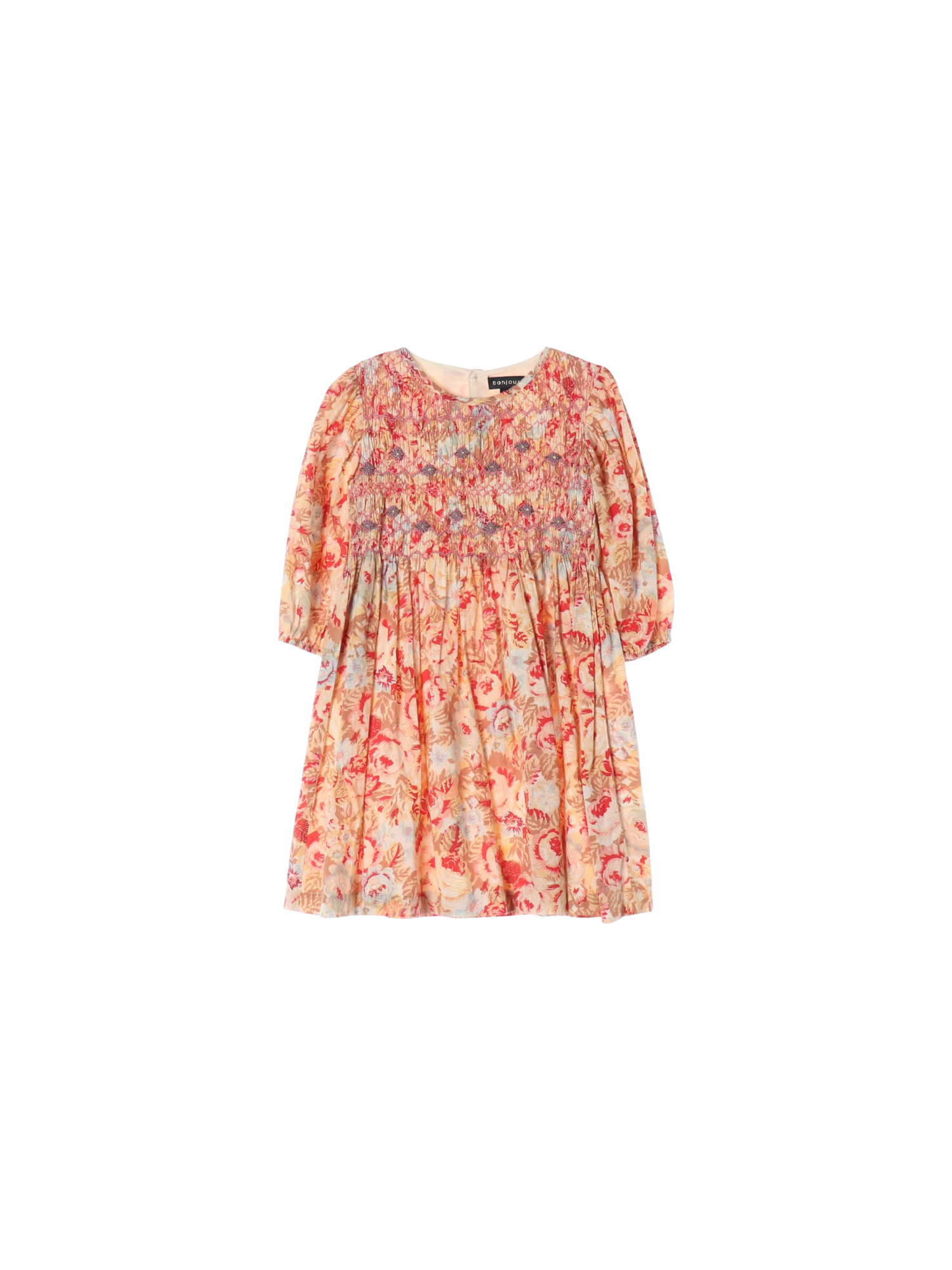 봉주르 셔링 레드 드레스 8y 0