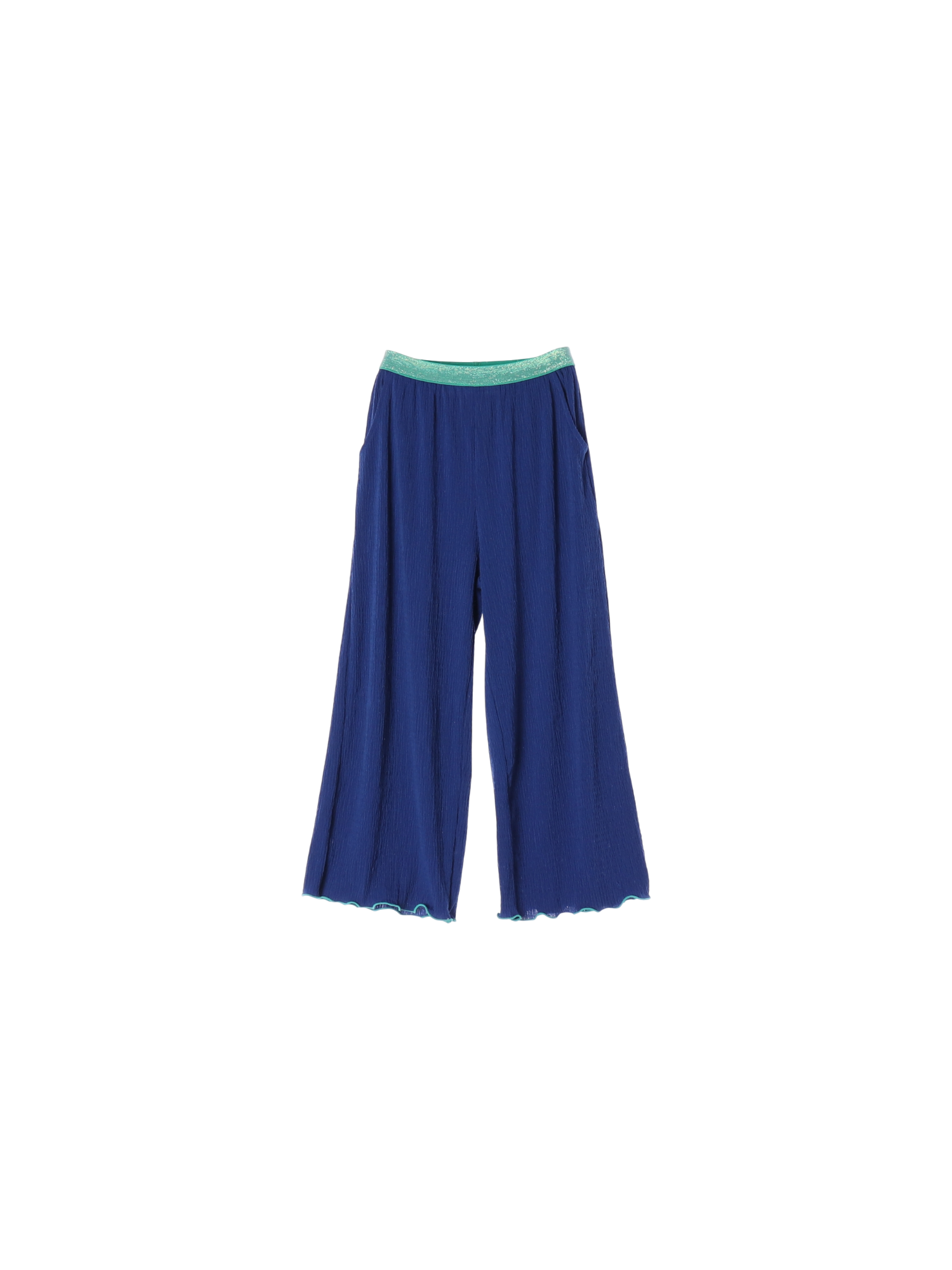 오그오그오그 포켓 블루 와이드팬츠 8y 0