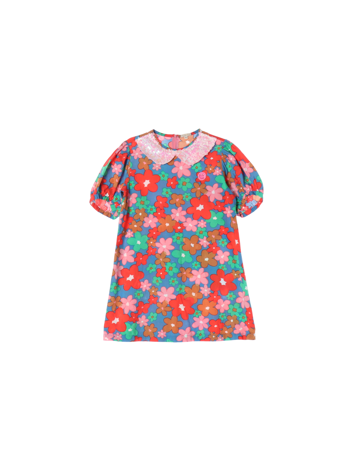 오그오그오그 패치워크 레드 드레스 8y 0