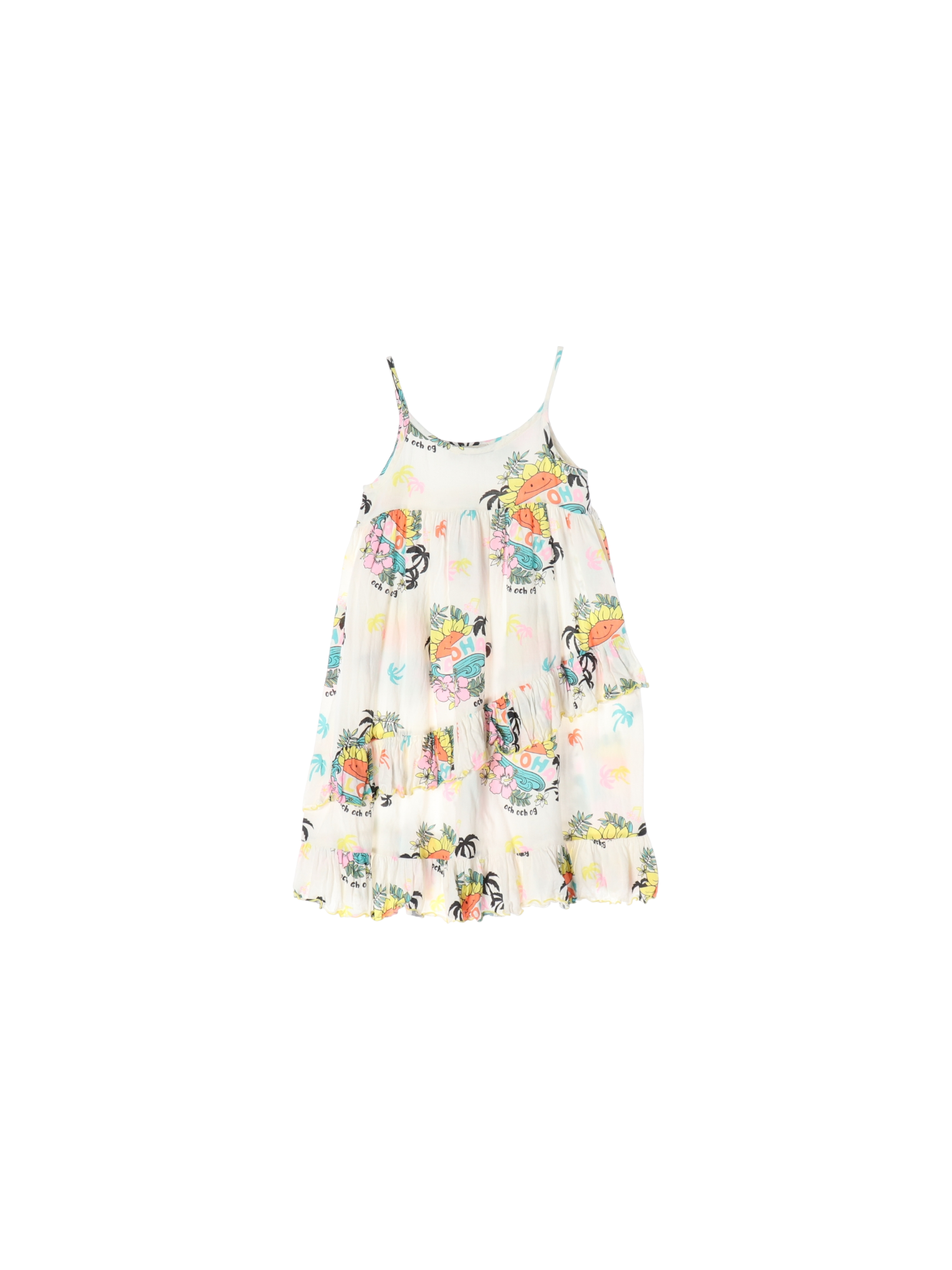 오그오그오그 스트랩 화이트 슬립드레스 8y 0