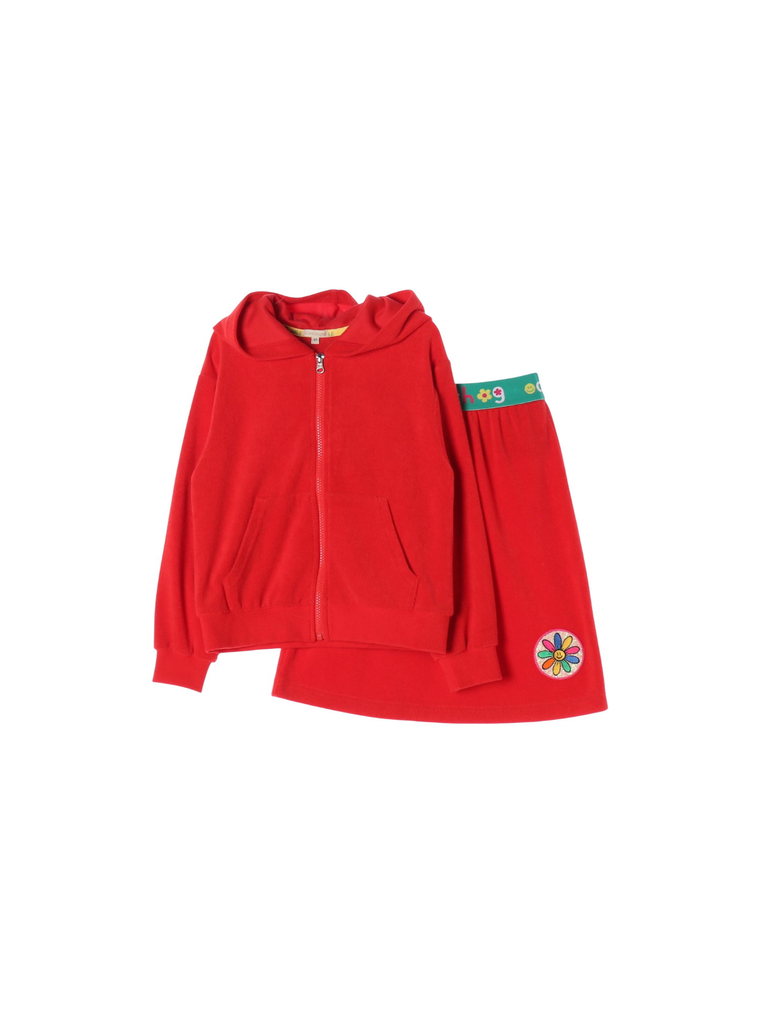 오그오그오그 후드 레드 셋업 8y 0