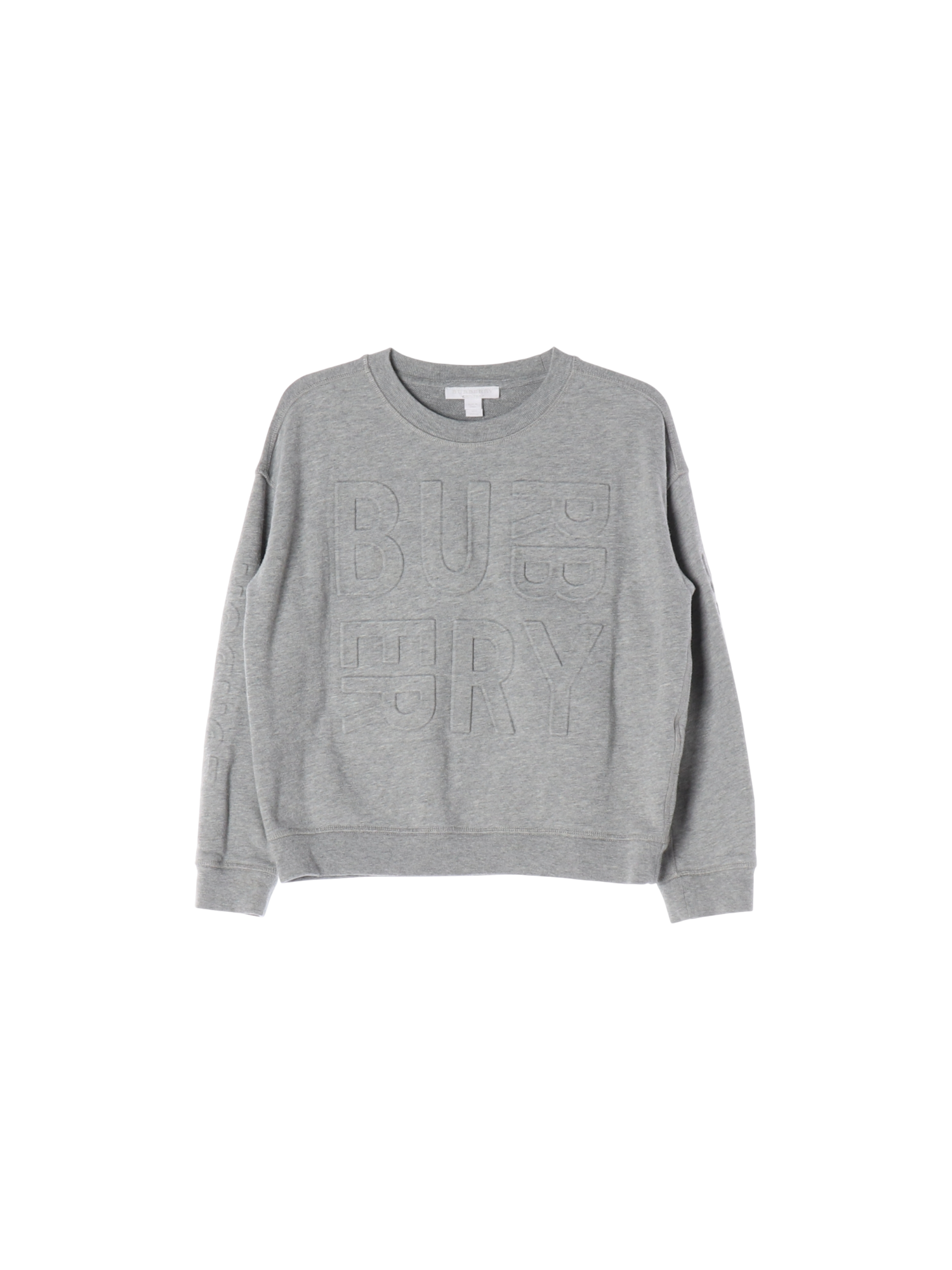 버버리 포켓 그레이 스웨트셔츠 10y 0