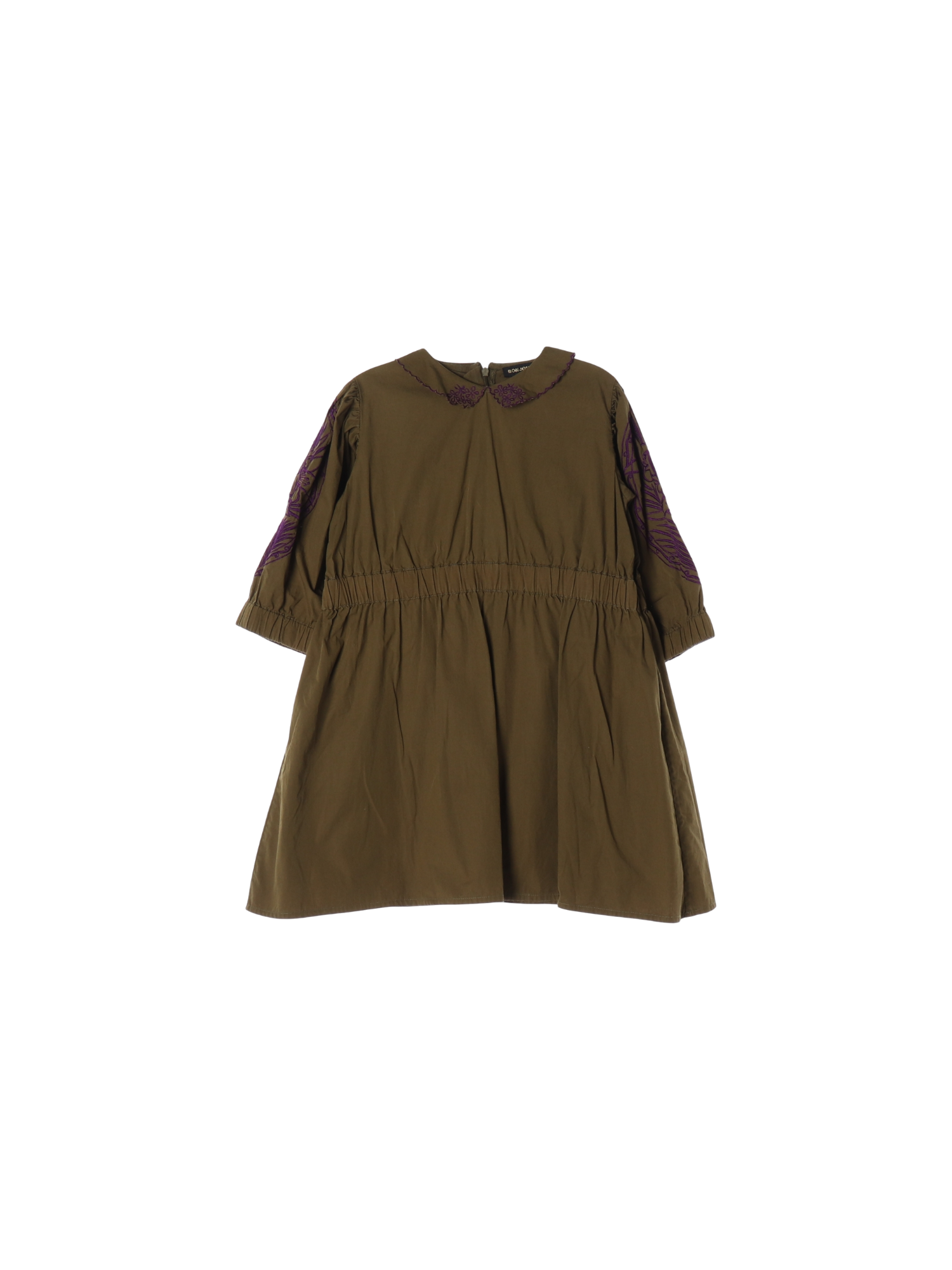 봉주르 크리스털 카키 드레스 10y 0