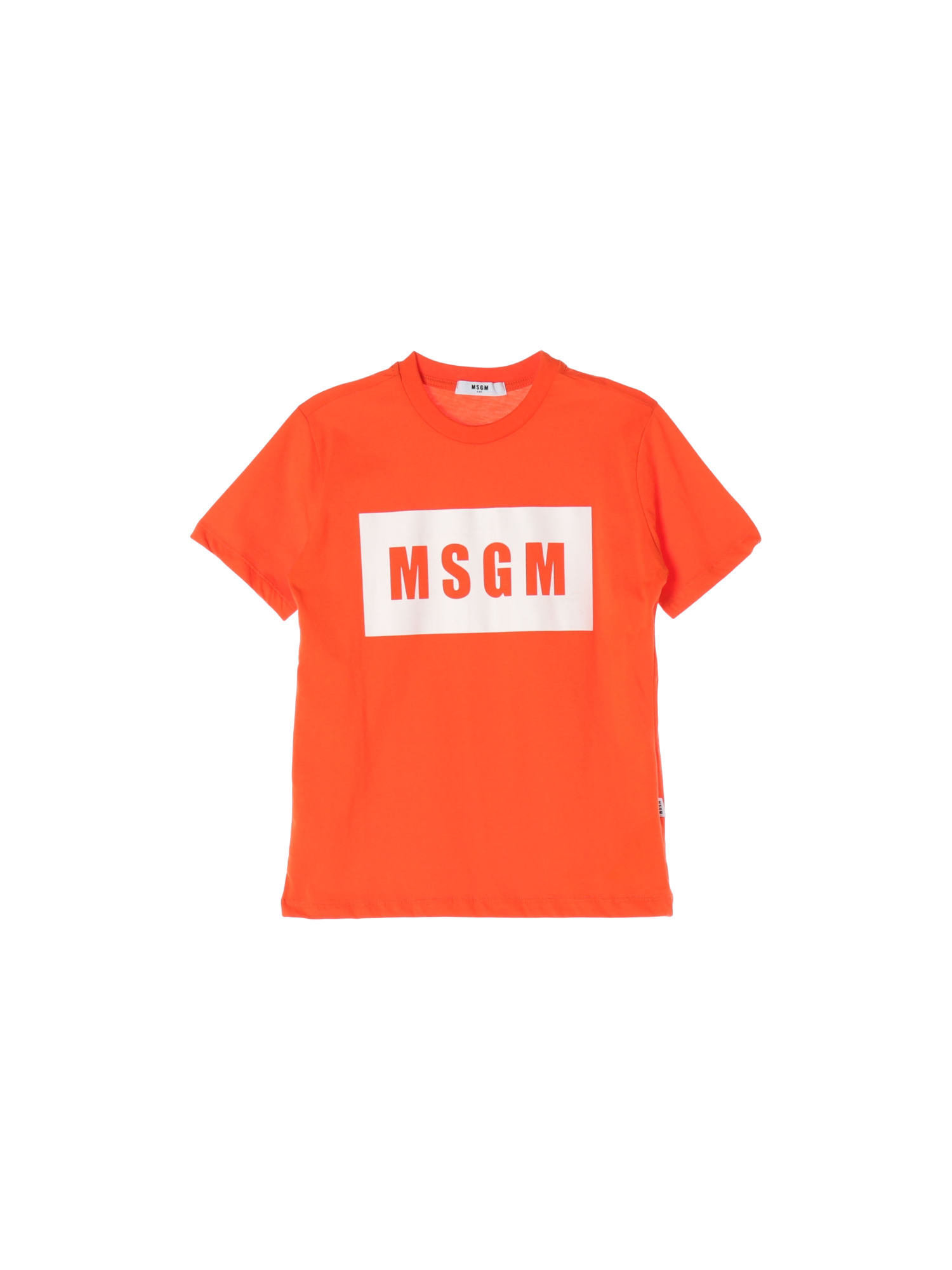엠에스지엠 라인 오렌지 티셔츠 10y 0