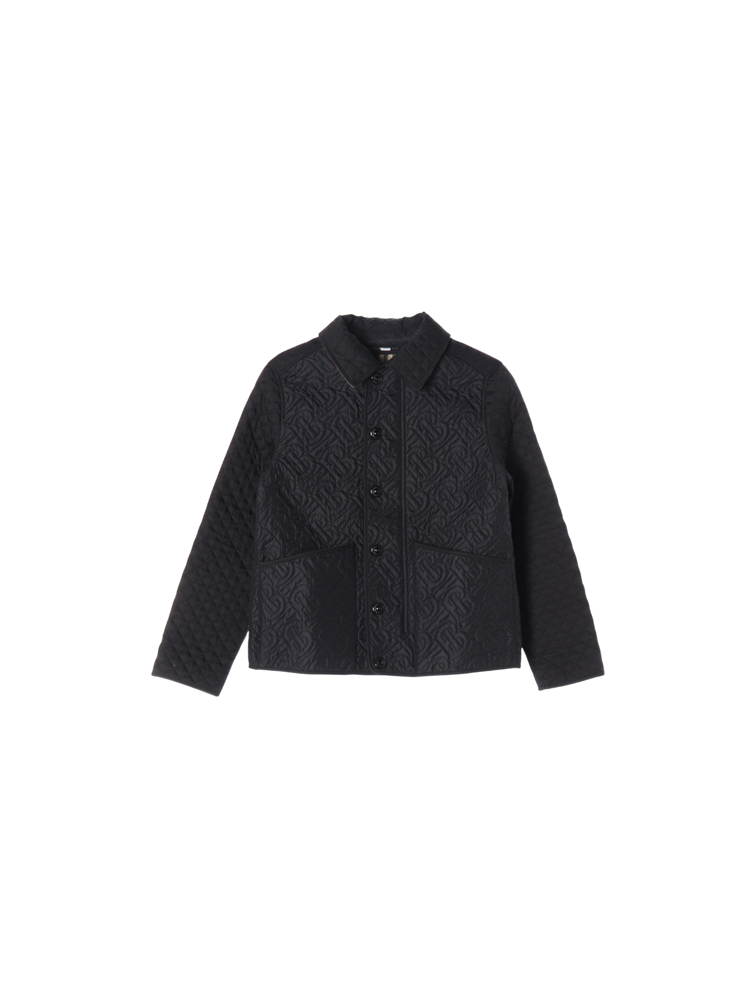 버버리 퀼팅 블랙 패딩 10y 0