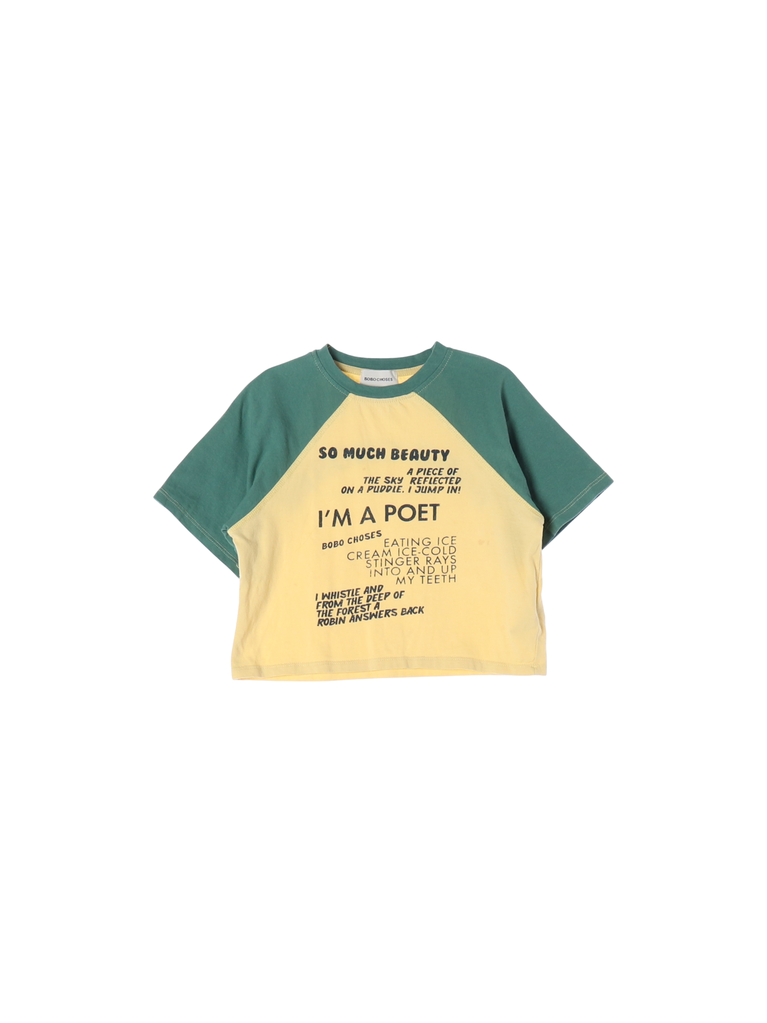 보보쇼즈 스티치 그린 티셔츠 2-3y 0