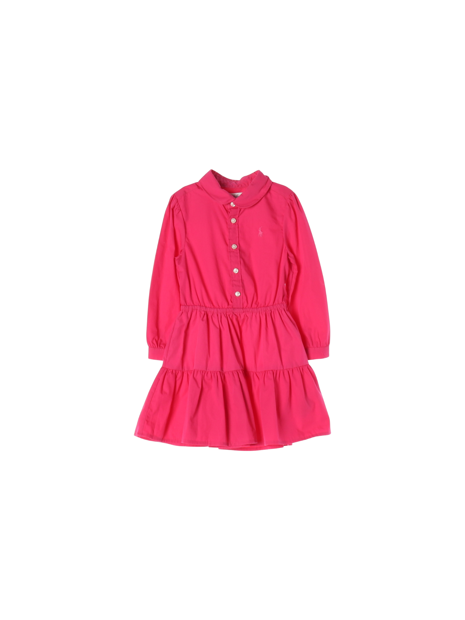 랄프로렌 단추 핑크 셔츠원피스 24m 0