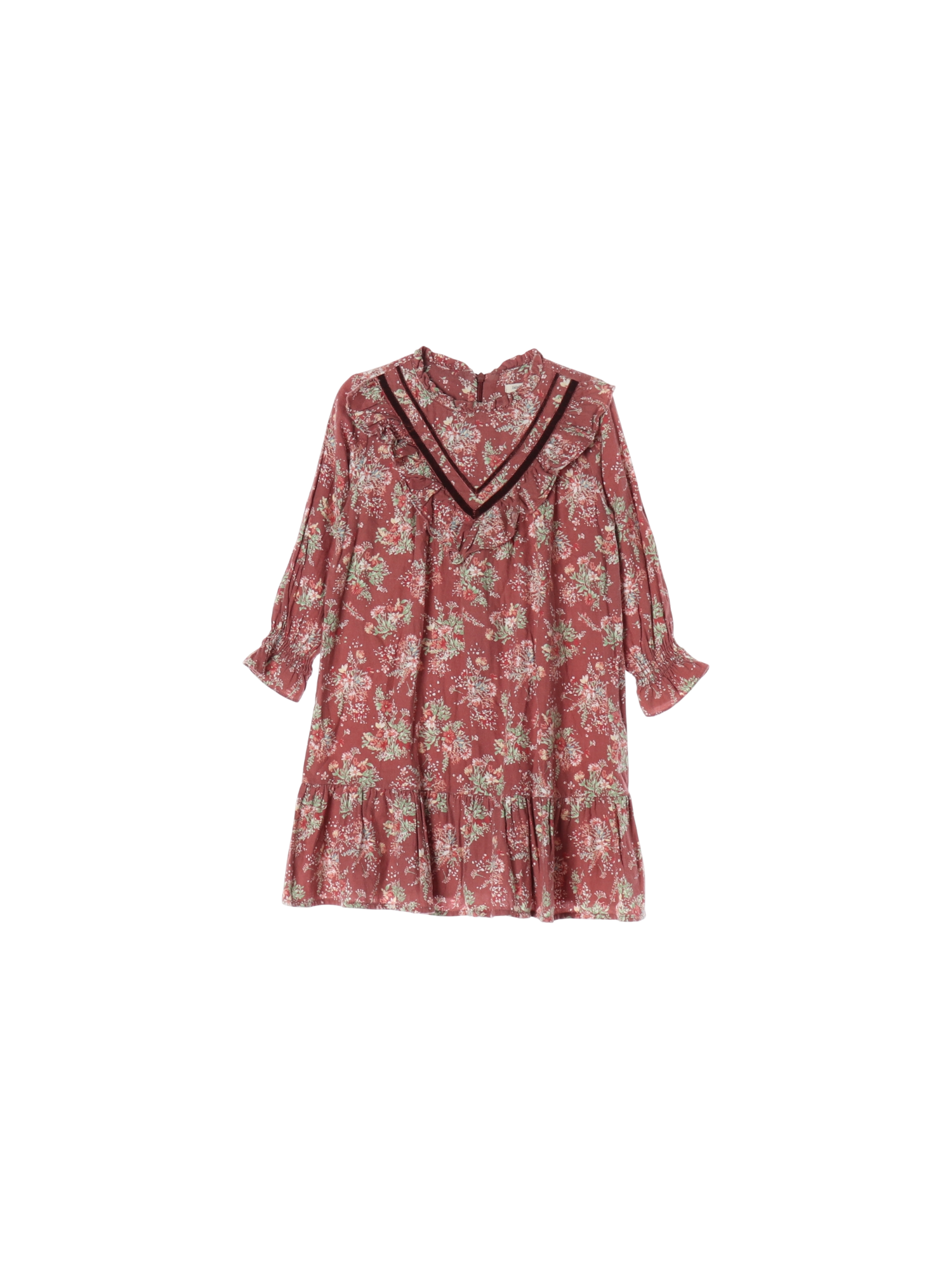 룰라비 페플럼 레드 튜닉원피스 110cm 0