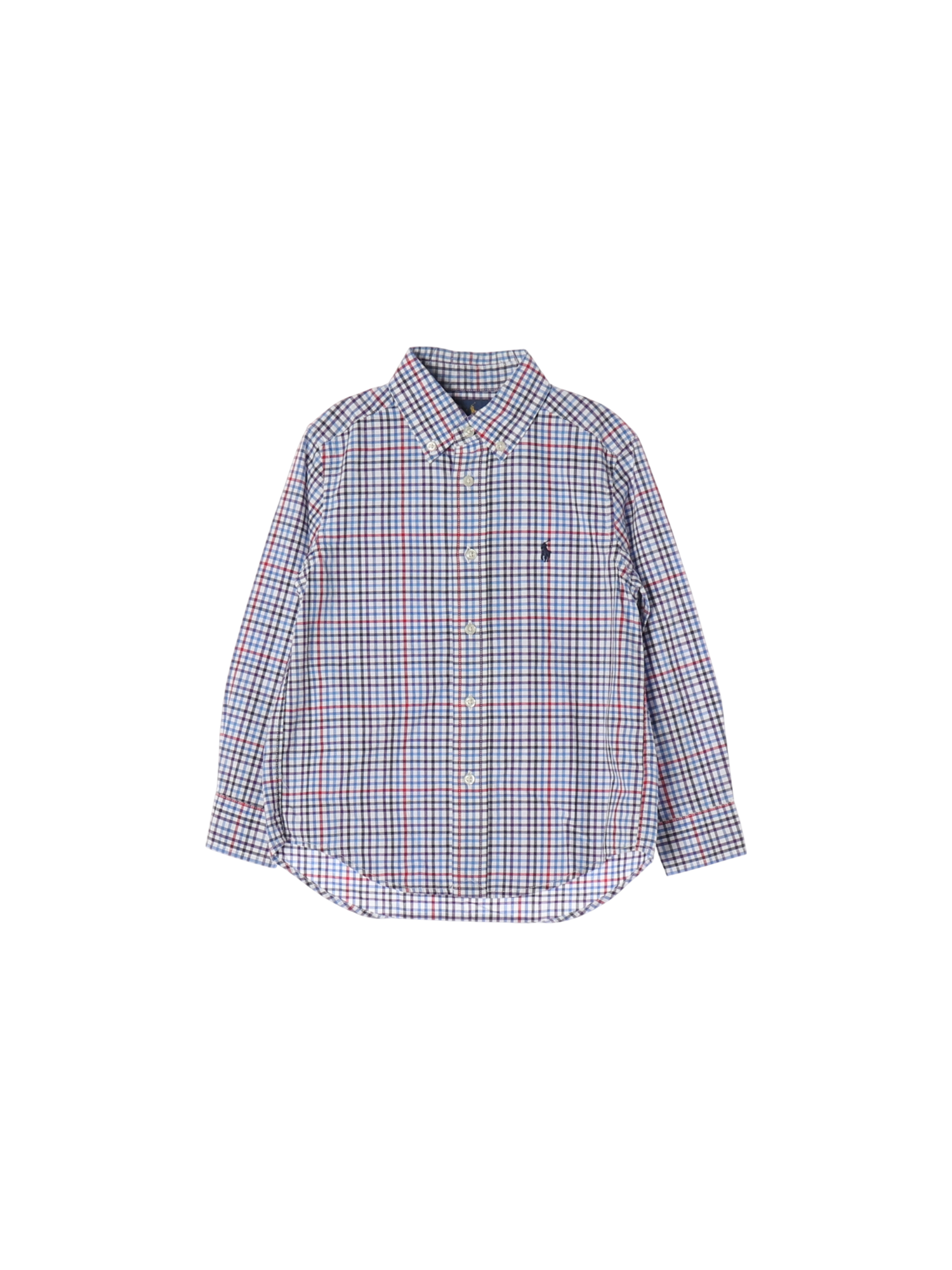 랄프로렌 단추 블루 셔츠 4y 0