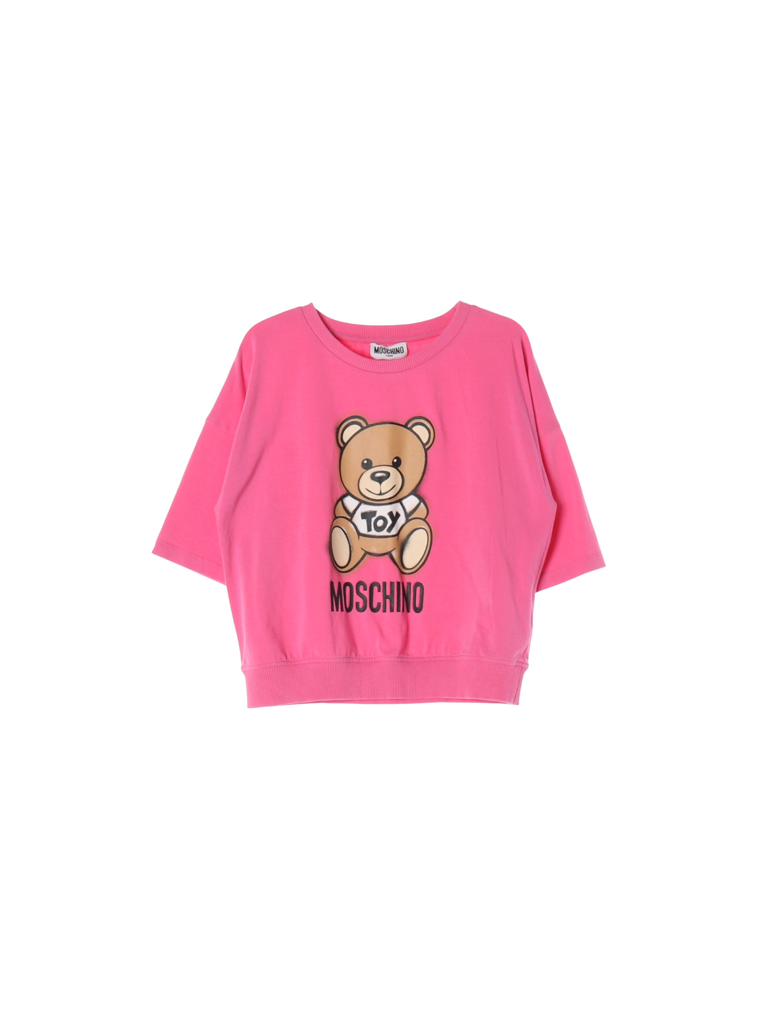 모스키노 드롭숄더 핑크 스웨트셔츠 12y 0