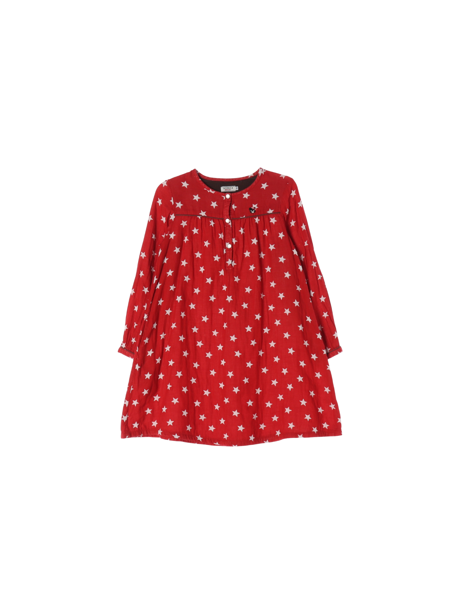 미키하우스 셔링 레드 드레스 140cm 0