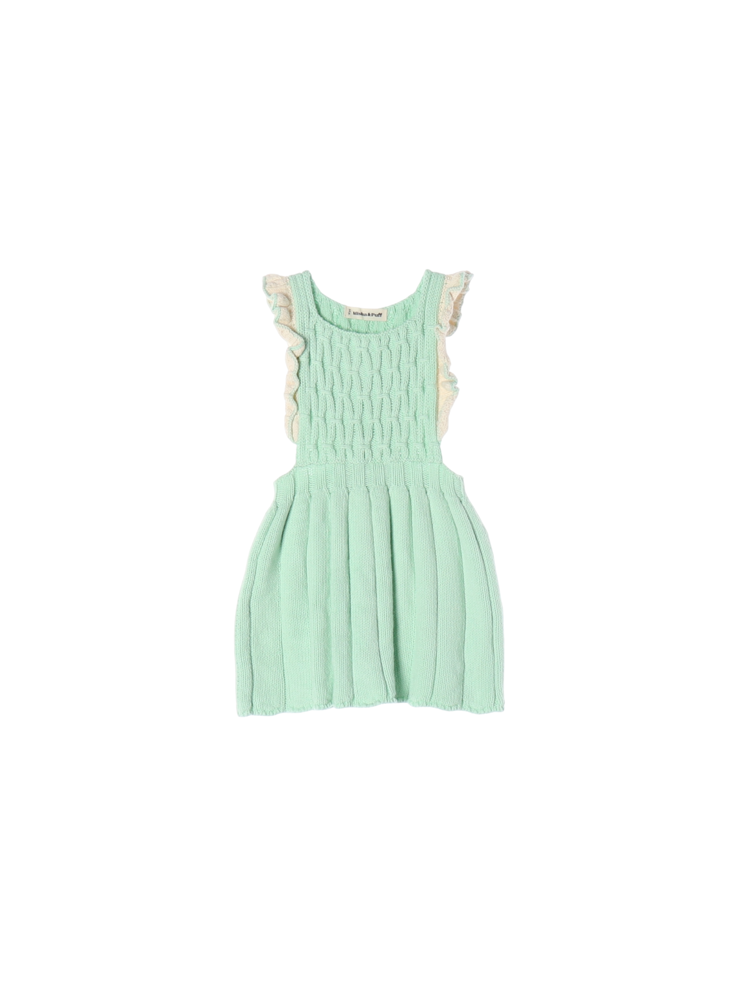 미샤앤퍼프 러플 민트 니트원피스 2-3y 0